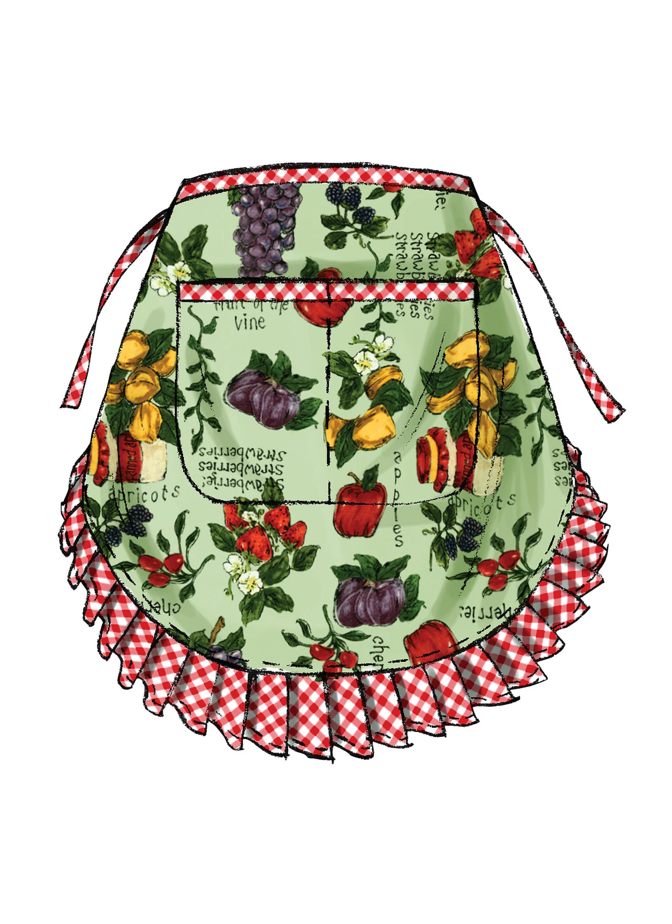 McCall's Sewing Pattern Curved-Hem Aprons 5 McCall's Sewing Pattern Curved-Hem Aprons
