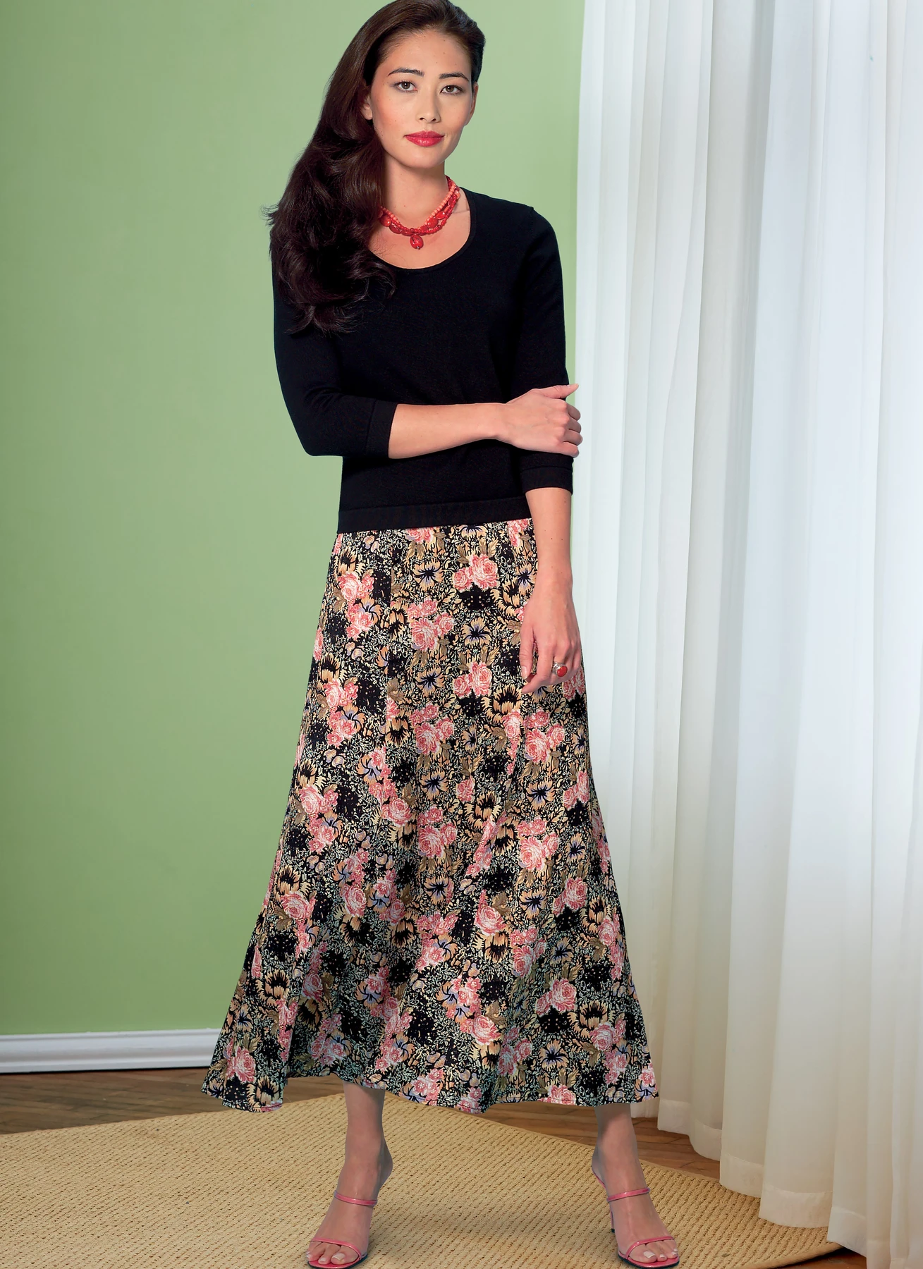 Butterick Sewing Pattern Misses'/Misses' Petite Gored Skirts 3 Butterick Sewing Pattern Misses'/Misses' Petite Gored Skirts
