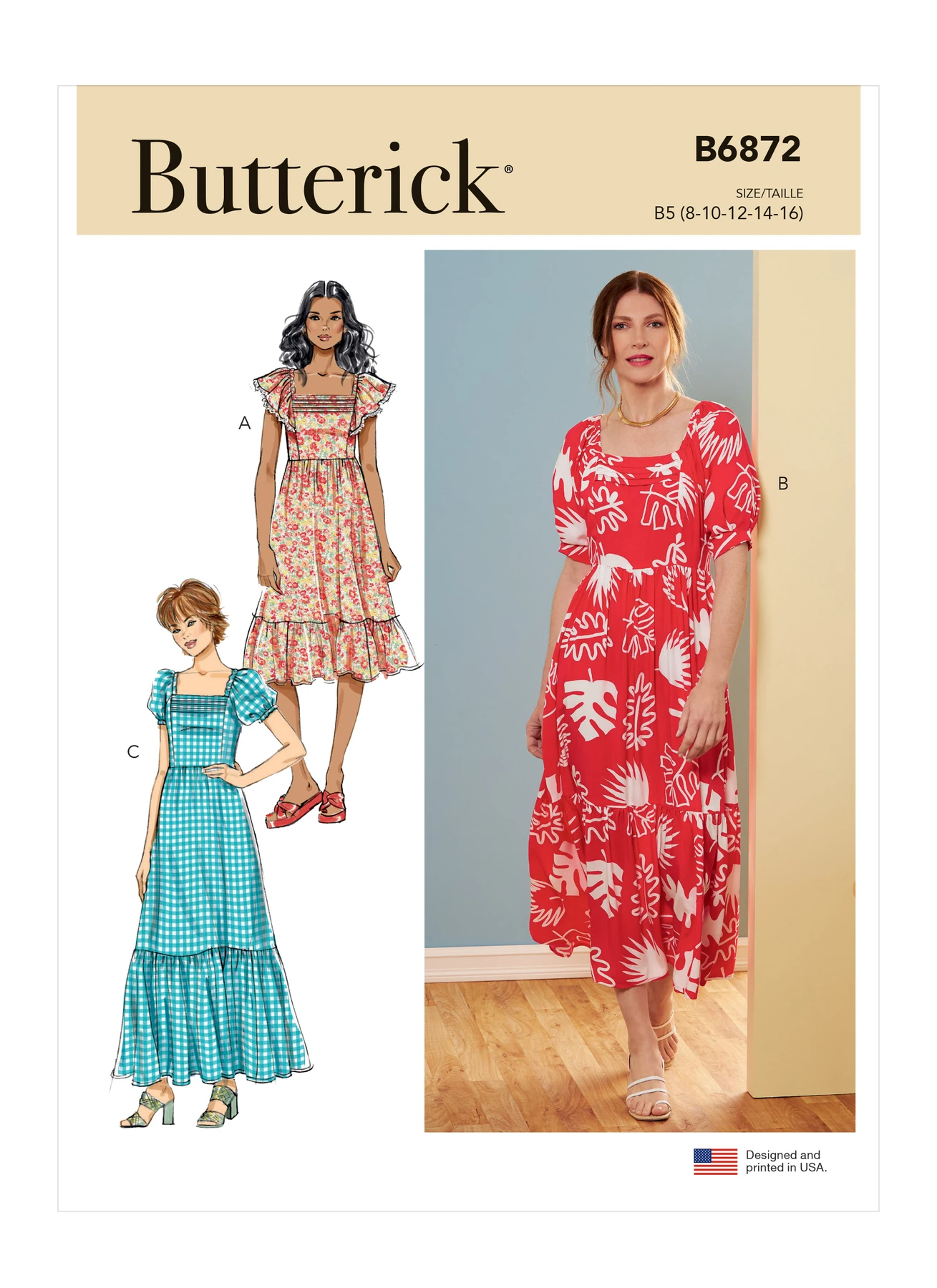 Butterick Sewing Pattern Misses' Dress (PDF) 1 Butterick Sewing Pattern Misses' Dress (PDF)