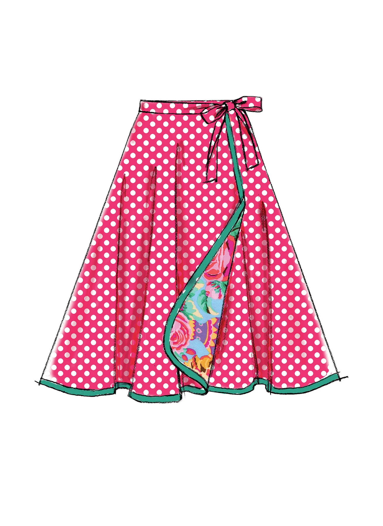 McCall's Sewing Pattern Misses' Wrap Skirts (PDF) 8 McCall's Sewing Pattern Misses' Wrap Skirts (PDF)