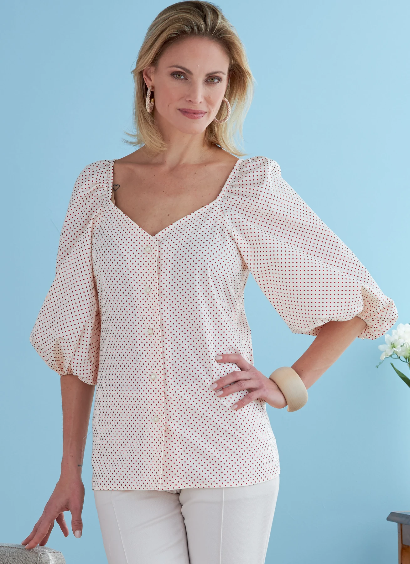 Butterick Sewing Pattern Misses' Top (PDF) 4 Butterick Sewing Pattern Misses' Top (PDF)