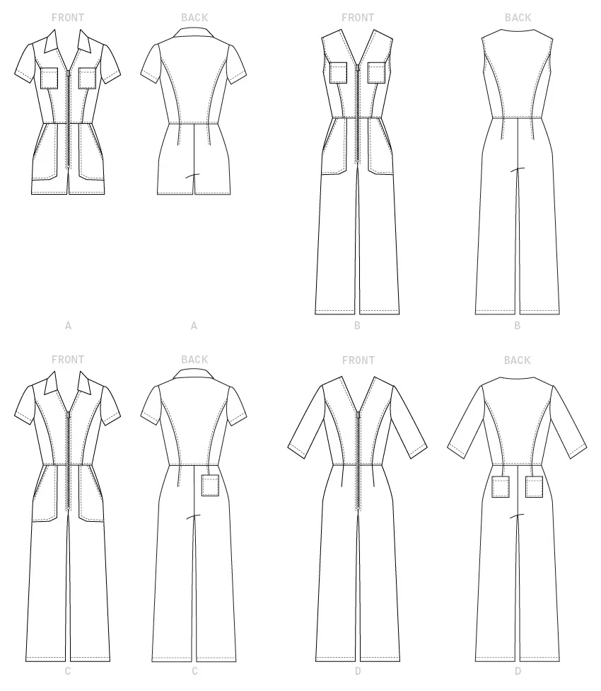 McCall's Sewing Pattern Misses'/Miss Petite Jumpsuits 8 McCall's Sewing Pattern Misses'/Miss Petite Jumpsuits