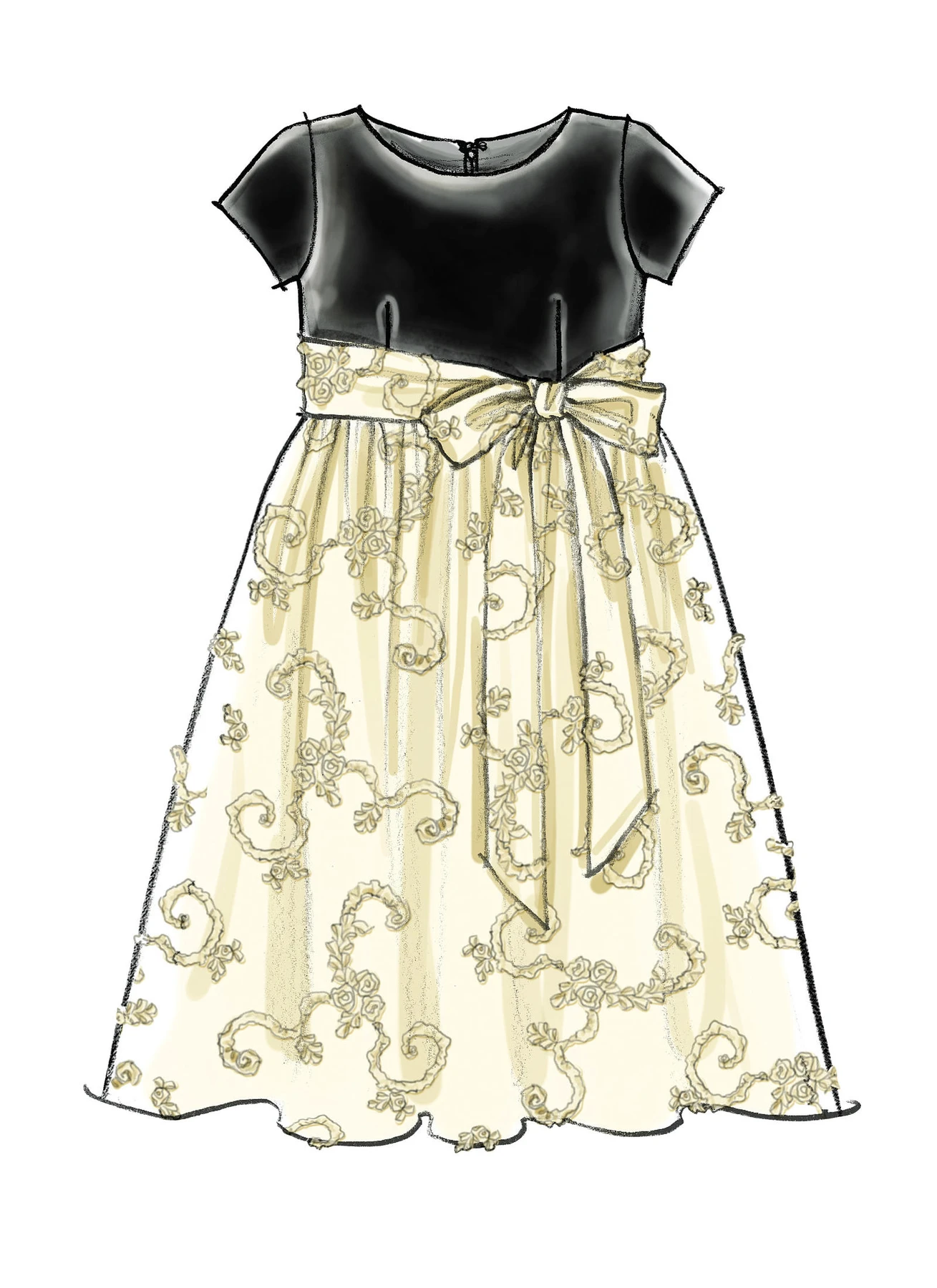 McCall's Sewing Pattern Children's/Girls' Dirndl Dresses and Sash (PDF) 3 McCall's Sewing Pattern Children's/Girls' Dirndl Dresses and Sash (PDF)