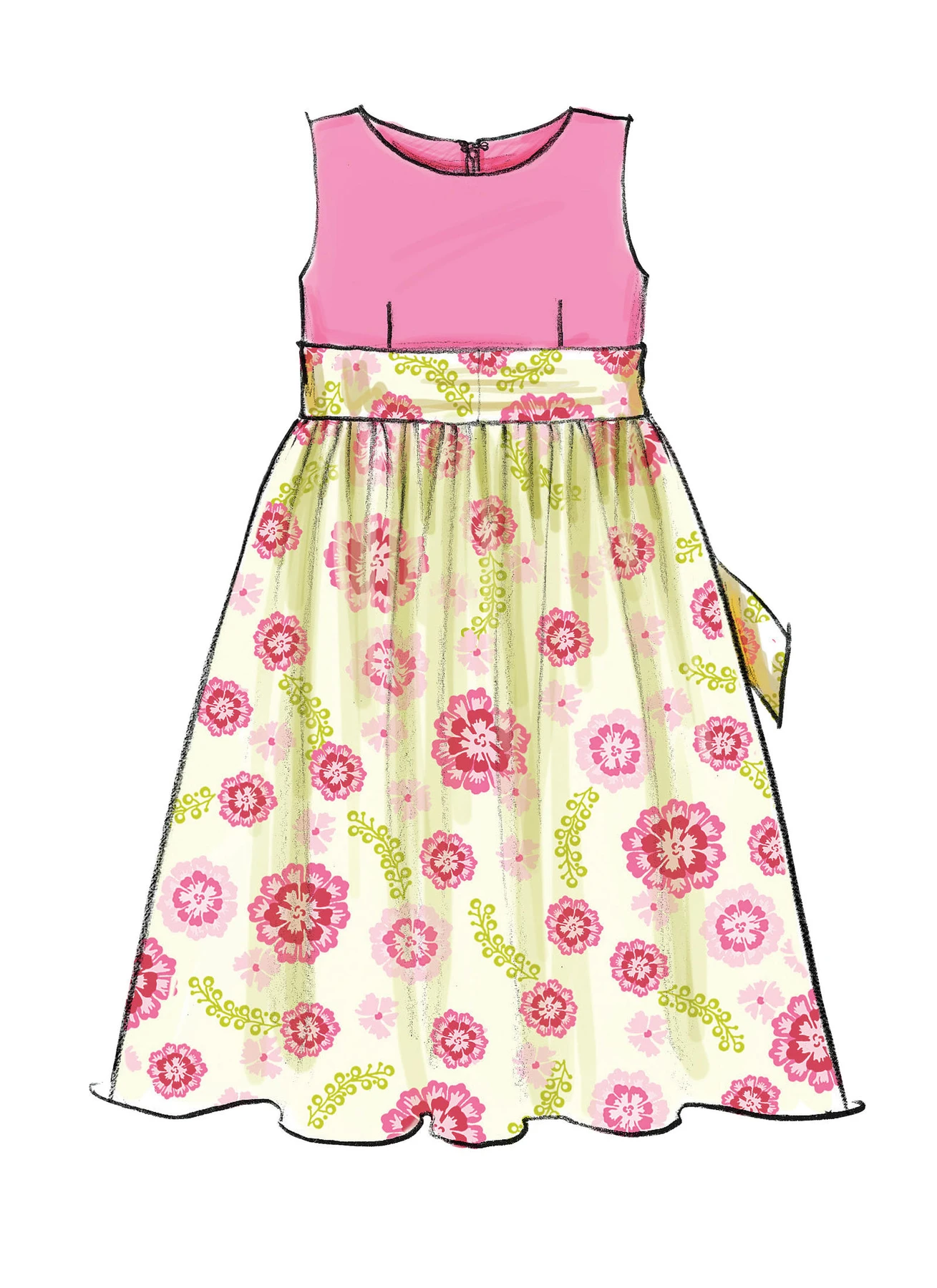 McCall's Sewing Pattern Children's/Girls' Dirndl Dresses and Sash (PDF) 6 McCall's Sewing Pattern Children's/Girls' Dirndl Dresses and Sash (PDF)