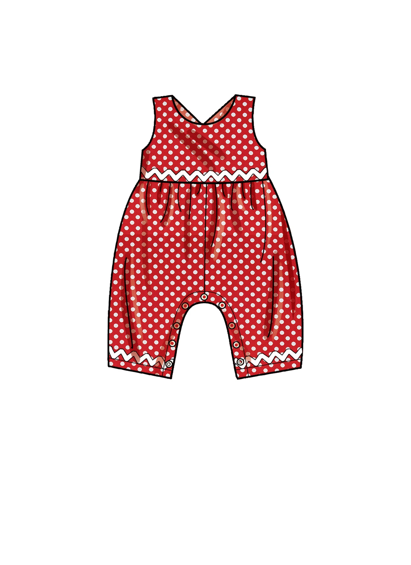 Simplicity Sewing Pattern Toddlers' Criss-Cross Top, Dresses, Rompers and Panties 3 Simplicity Sewing Pattern Toddlers' Criss-Cross Top, Dresses, Rompers and Panties