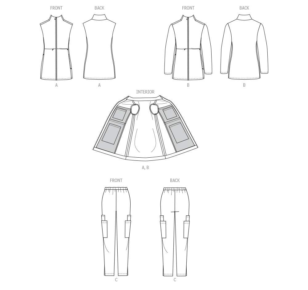 McCall's Sewing Pattern Misses' Scrubs 8 McCall's Sewing Pattern Misses' Scrubs