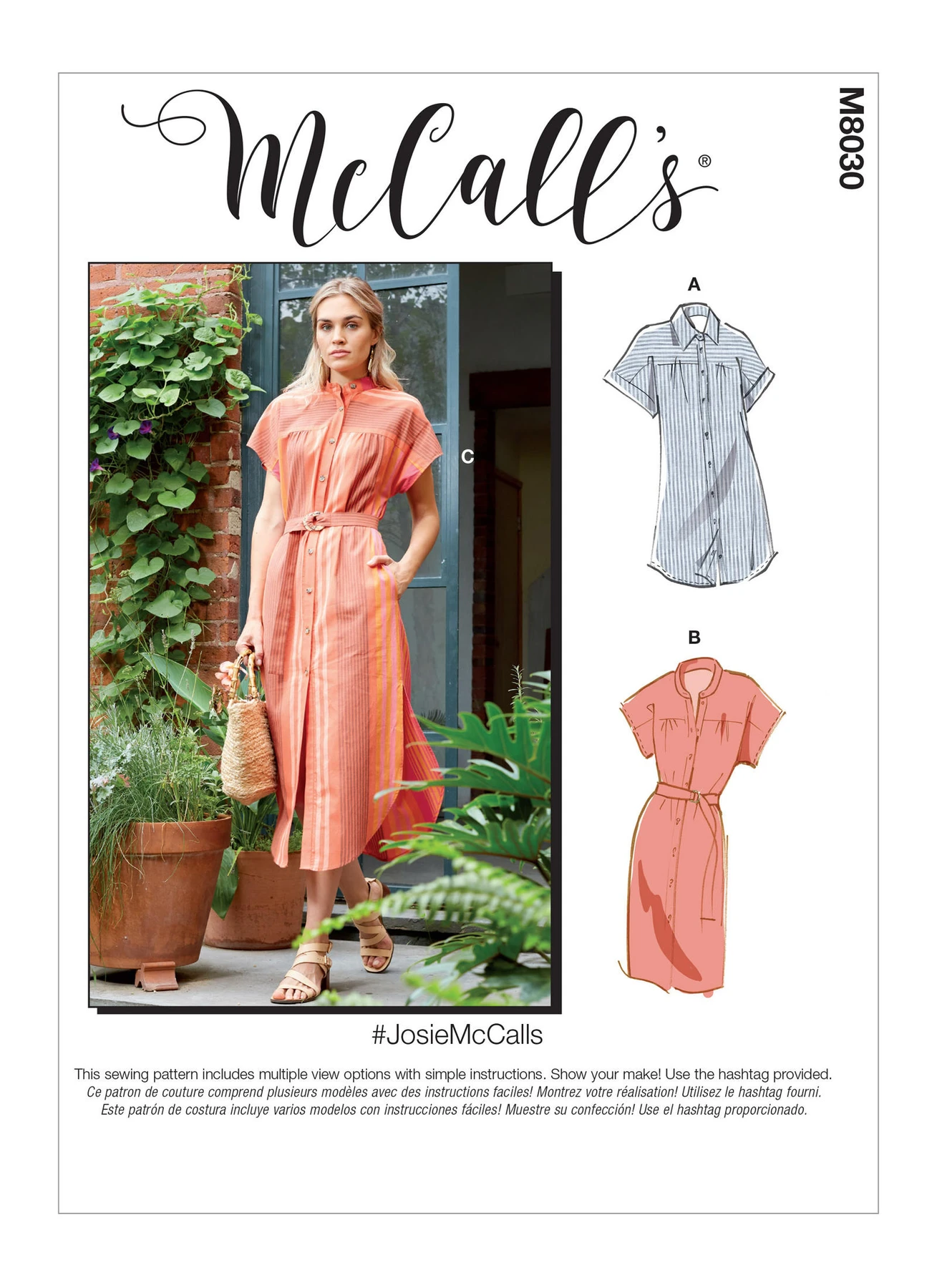 McCall's Sewing Pattern Misses' Dresses & Belt 1 McCall's Sewing Pattern Misses' Dresses & Belt