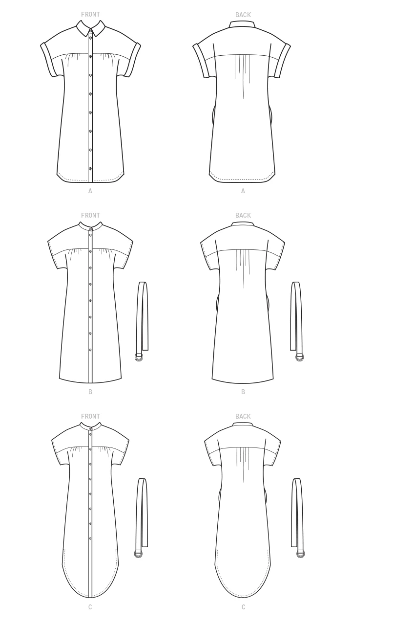 McCall's Sewing Pattern Misses' Dresses & Belt 9 McCall's Sewing Pattern Misses' Dresses & Belt