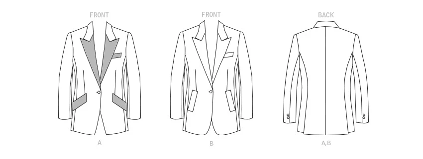 Butterick Sewing Pattern Misses' Jacket 6 Butterick Sewing Pattern Misses' Jacket