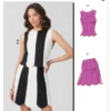 McCall's Sewing Pattern Misses' Fitted Knit Top and Skirt (PDF)