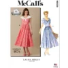 McCall's Sewing Pattern 1980s Misses' Dress by Laura Ashley