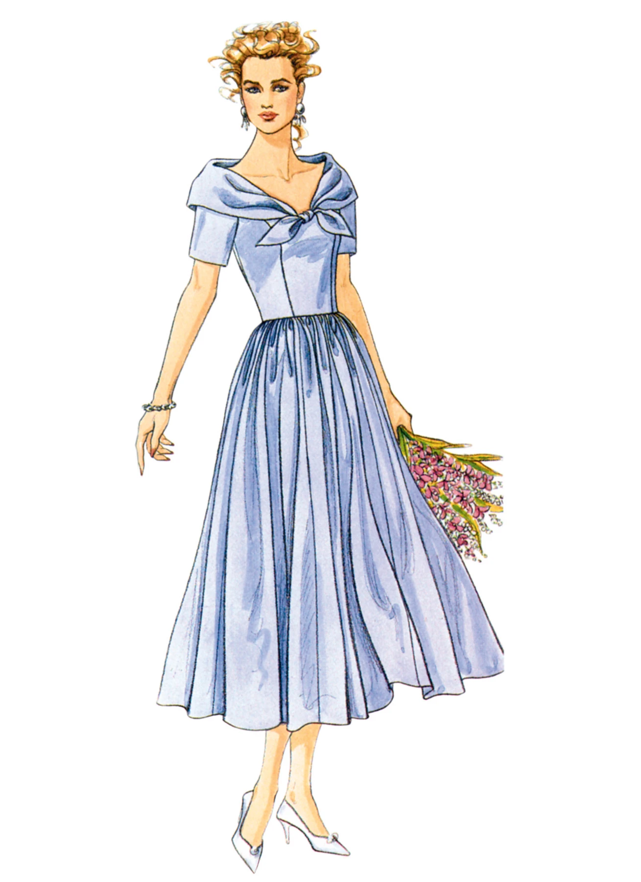 McCall's Sewing Pattern 1980s Misses' Dress by Laura Ashley 3 McCall's Sewing Pattern 1980s Misses' Dress by Laura Ashley