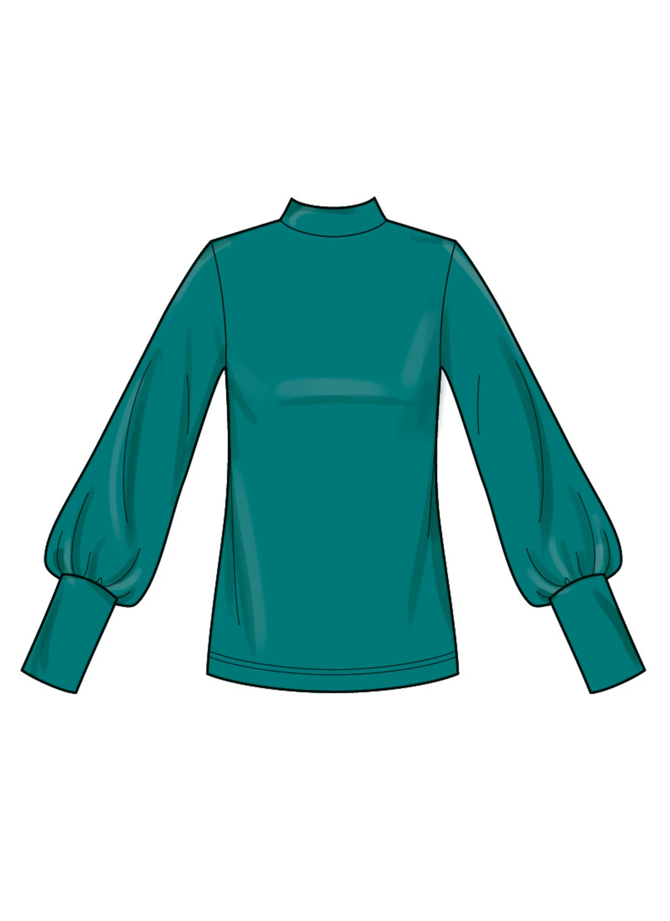 New Look Sewing Pattern Misses' Knit Tops and Skirt In Two Lengths 6 New Look Sewing Pattern Misses' Knit Tops and Skirt In Two Lengths