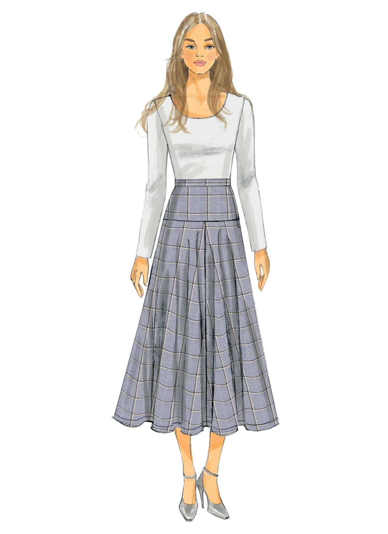 Butterick Sewing Pattern Misses' A-Line Skirts (PDF) 3 Butterick Sewing Pattern Misses' A-Line Skirts (PDF)