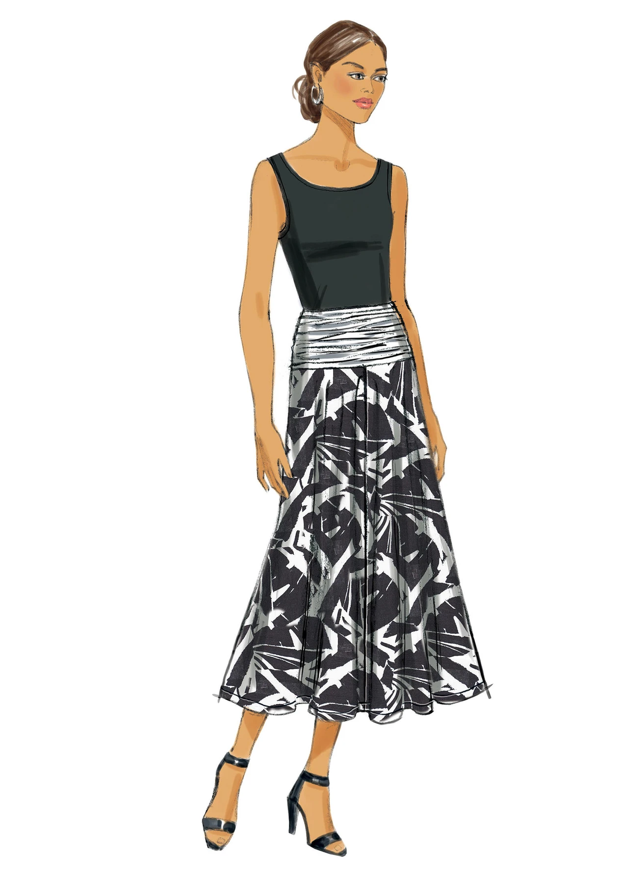 Butterick Sewing Pattern Misses' A-Line Skirts (PDF) 5 Butterick Sewing Pattern Misses' A-Line Skirts (PDF)