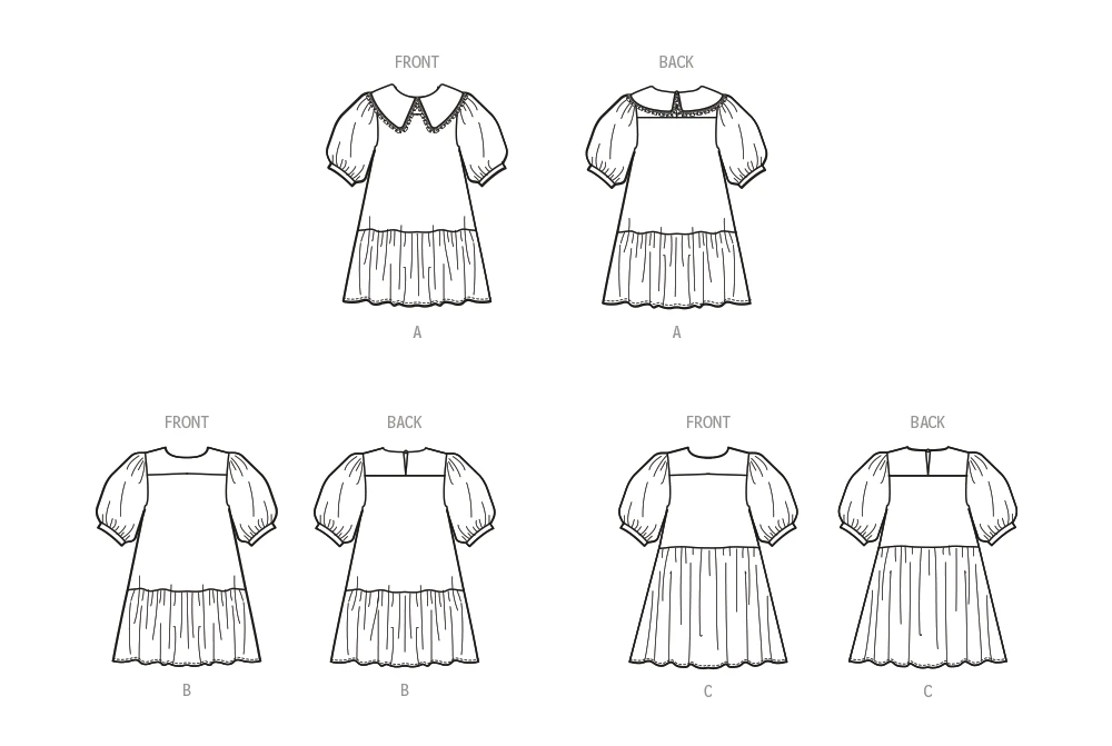 McCall's Sewing Pattern Children's and Girls' Dresses 8 McCall's Sewing Pattern Children's and Girls' Dresses
