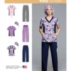 Simplicity Sewing Pattern Misses' & Plus Size Scrubs 16 Simplicity Sewing Pattern Misses' & Plus Size Scrubs