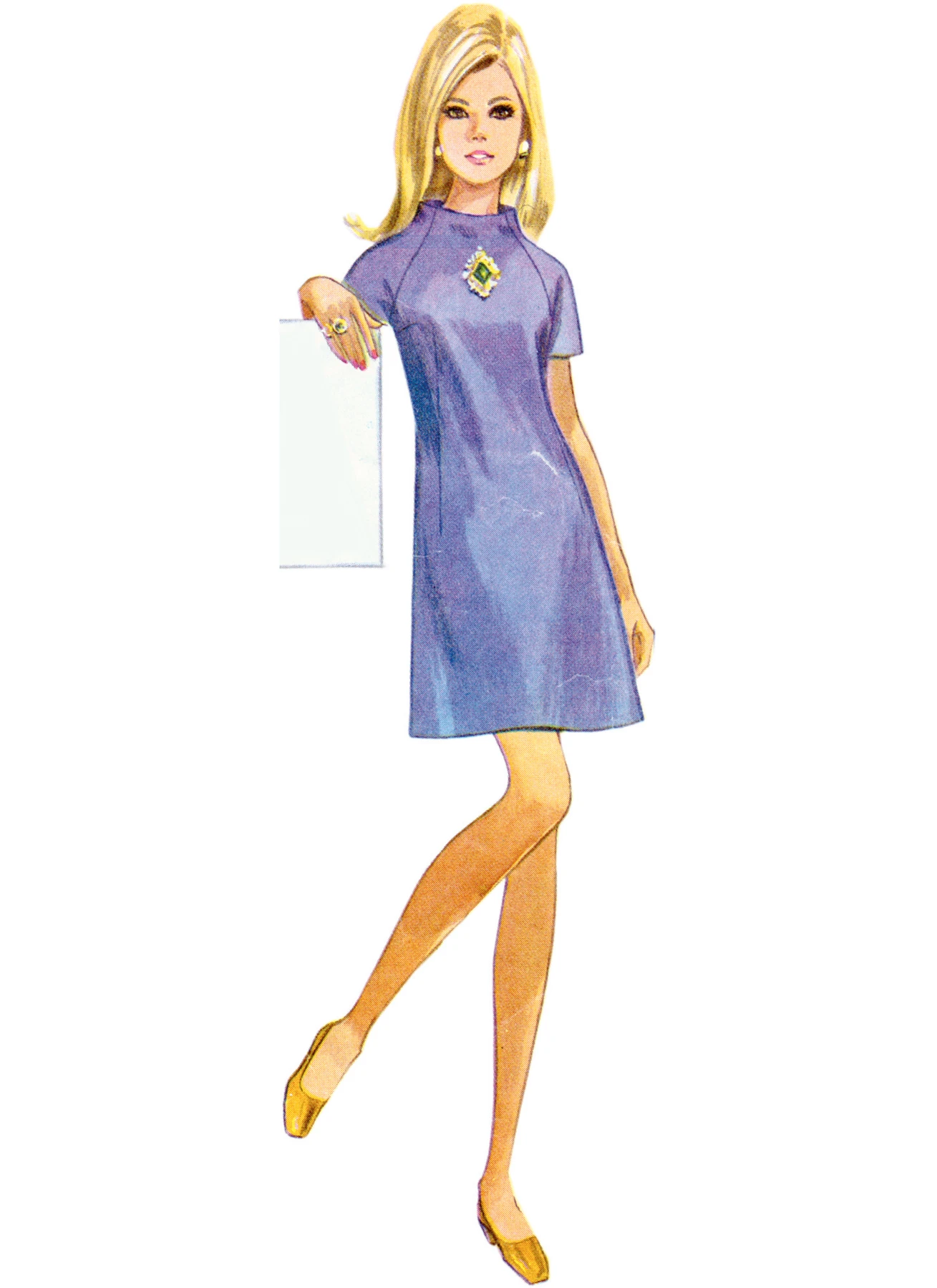 Simplicity Sewing Pattern 1960s Misses' Dress in Two Lengths 4 Simplicity Sewing Pattern 1960s Misses' Dress in Two Lengths