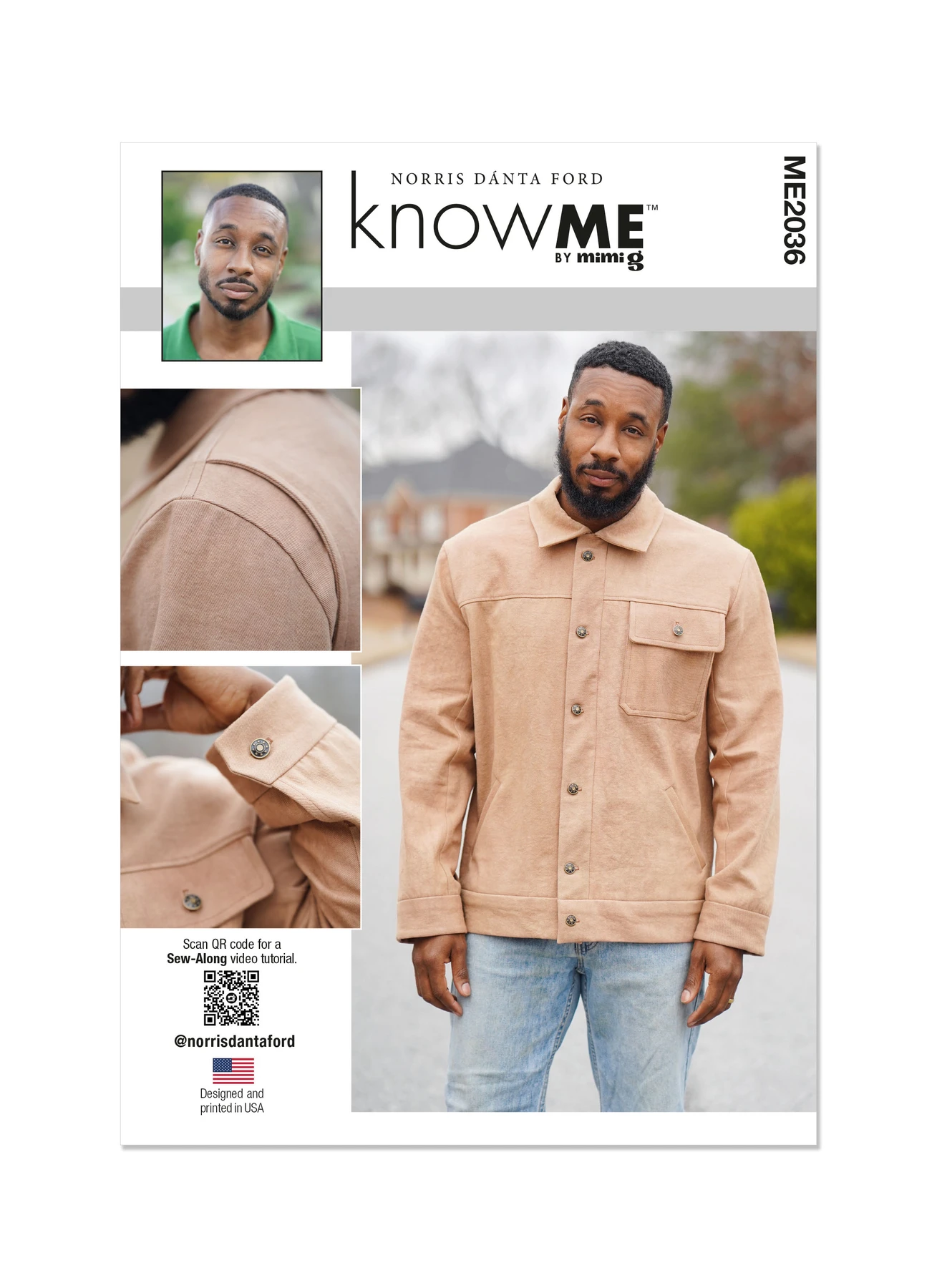 Know Me Sewing Pattern Men's Jacket (PDF) 1 Know Me Sewing Pattern Men's Jacket (PDF)