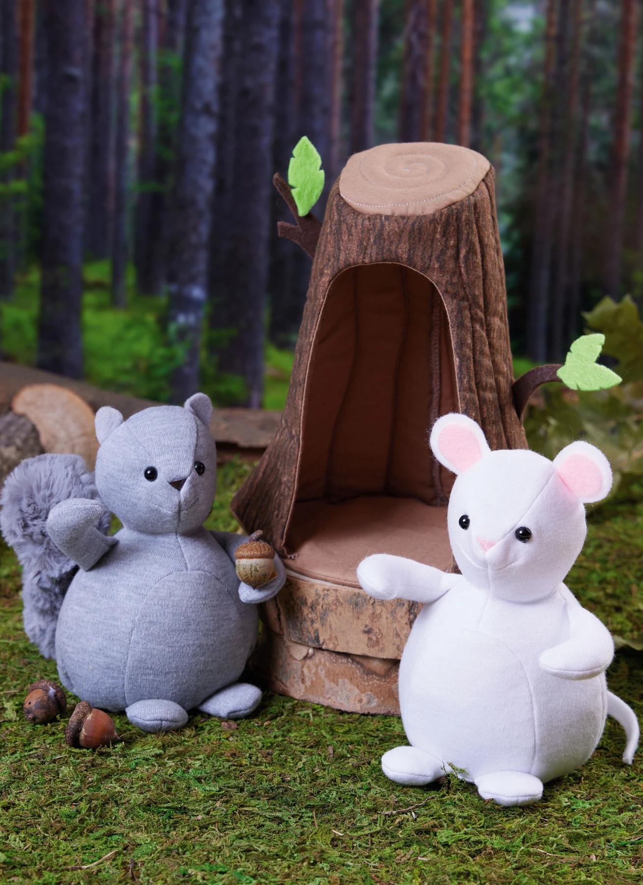 McCall's Sewing Pattern Plush Animals With Leaf and Tree Houses by Carla Reiss Design (PDF) 3 McCall's Sewing Pattern Plush Animals With Leaf and Tree Houses by Carla Reiss Design (PDF)