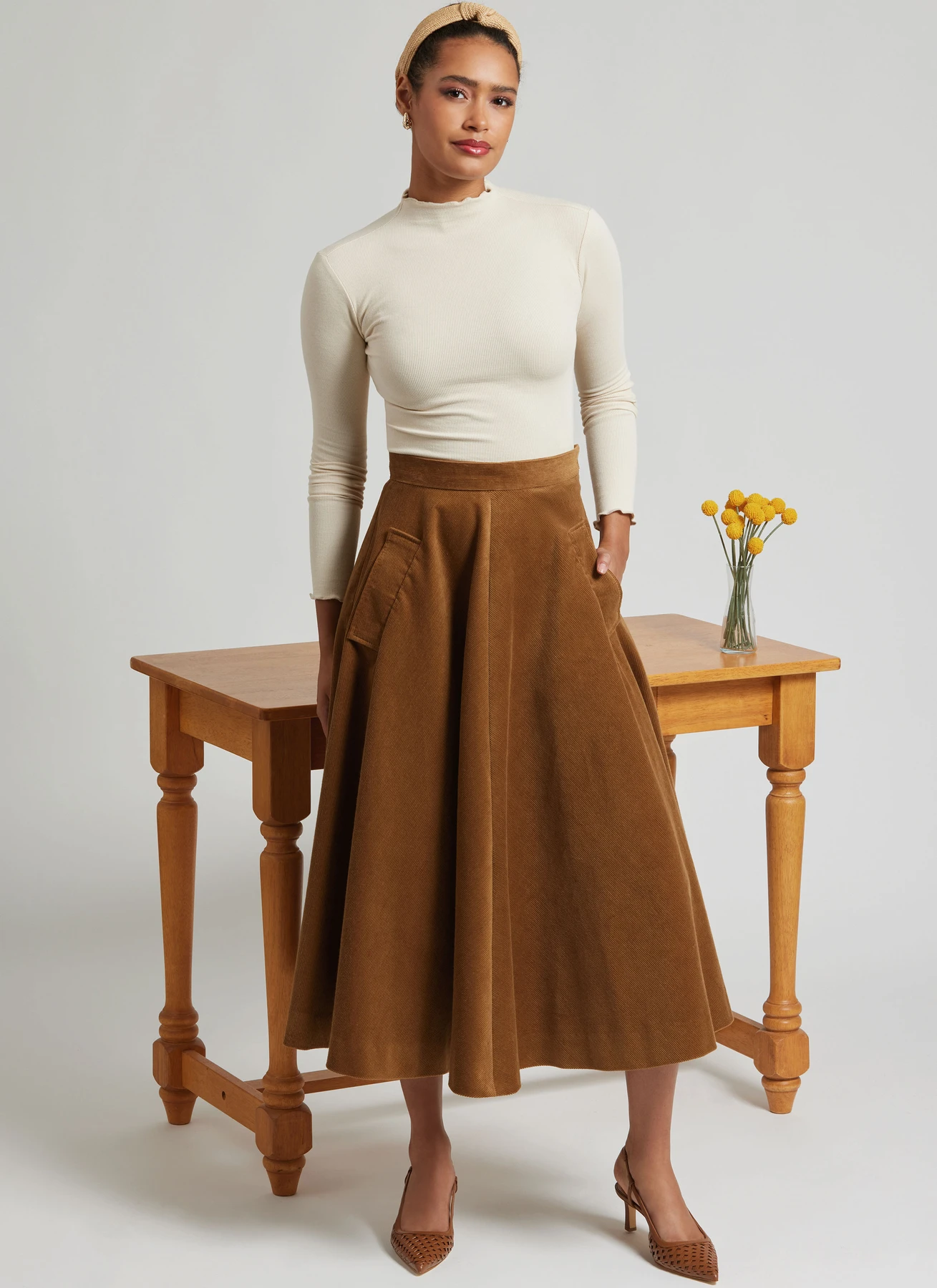 Simplicity Sewing Pattern Misses' and Women's Full Skirt with Pocket Variations (PDF) 2 Simplicity Sewing Pattern Misses' and Women's Full Skirt with Pocket Variations (PDF)