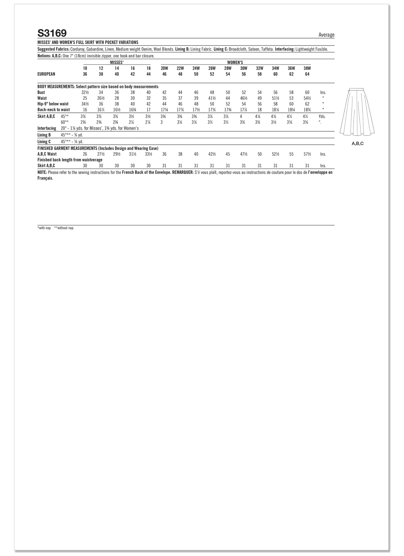 Simplicity Sewing Pattern Misses' and Women's Full Skirt with Pocket Variations (PDF) 7 Simplicity Sewing Pattern Misses' and Women's Full Skirt with Pocket Variations (PDF)