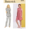 Butterick Sewing Pattern Misses' Knit Lounge Top, Dress and Pants 16 Butterick Sewing Pattern Misses' Knit Lounge Top, Dress and Pants