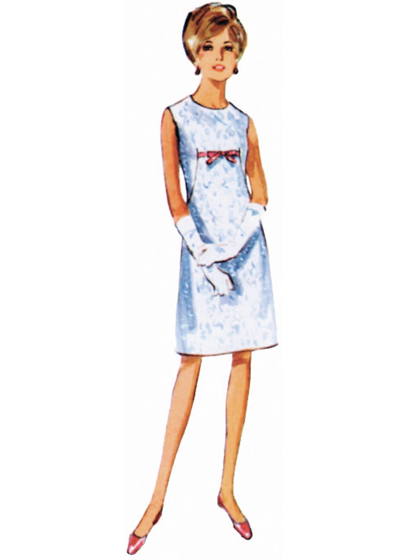 Butterick Sewing Pattern 1960s Misses' One-Piece Dress (PDF) 5 Butterick Sewing Pattern 1960s Misses' One-Piece Dress (PDF)