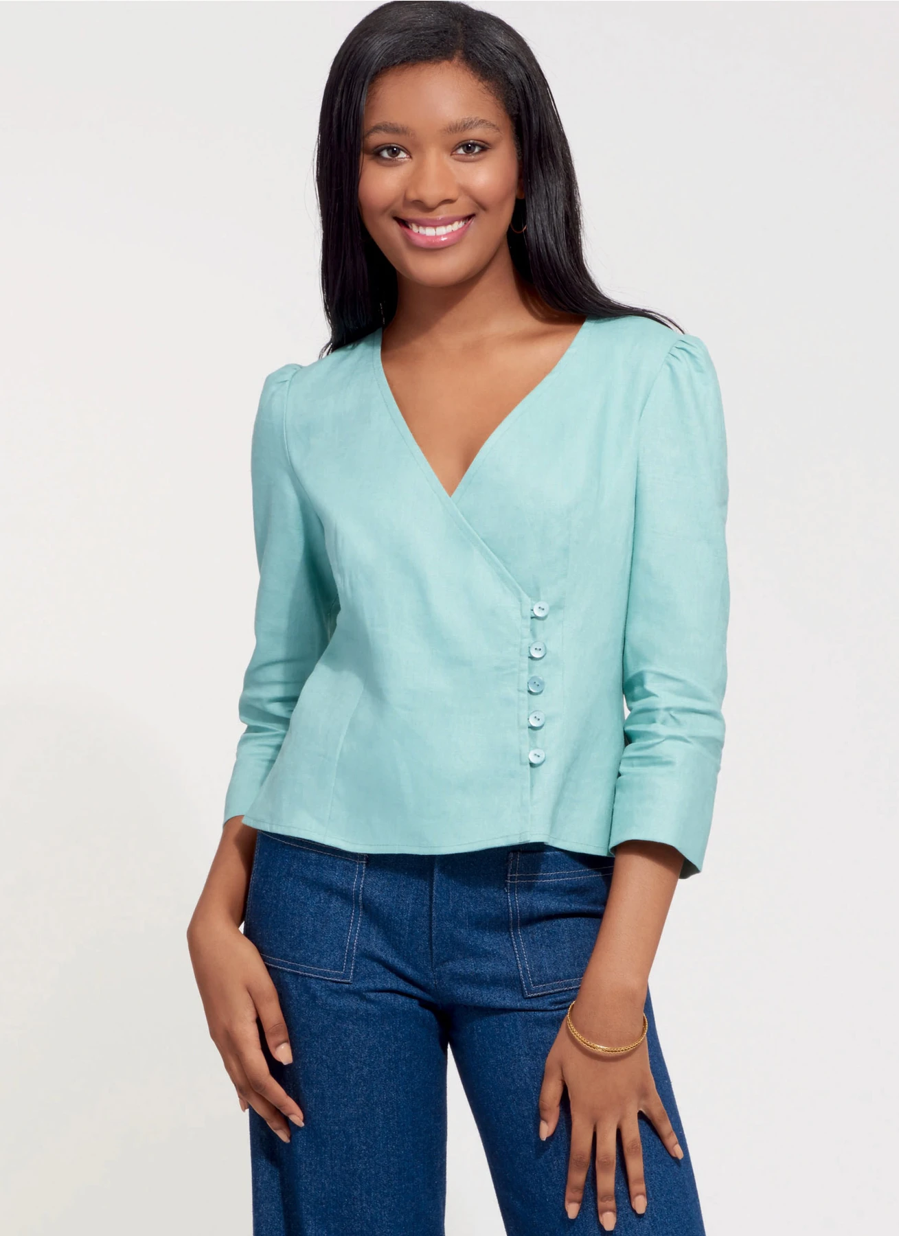 New Look Sewing Pattern Misses' Tops 2 New Look Sewing Pattern Misses' Tops