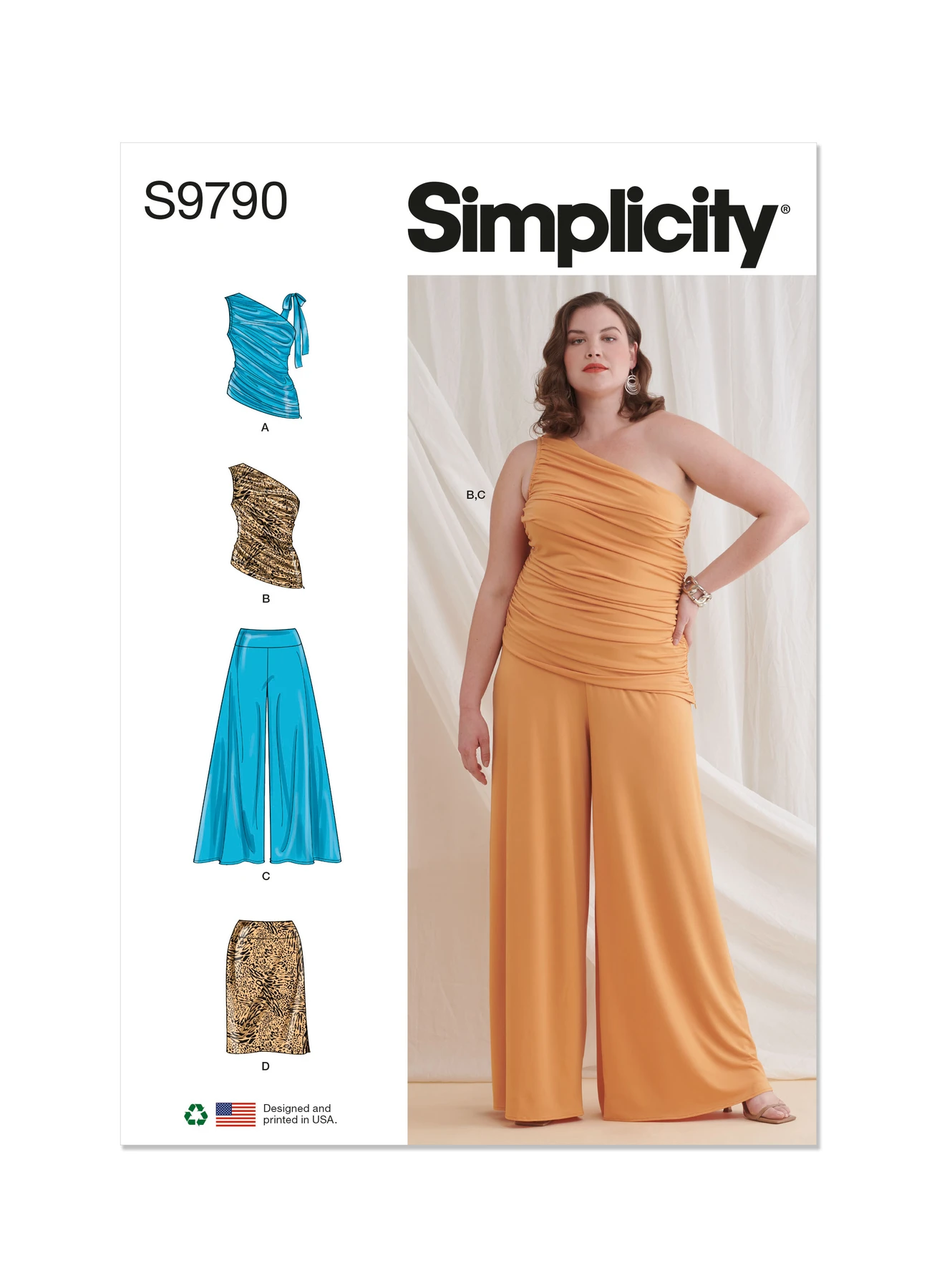 Simplicity Sewing Pattern Women's Knit Tops, Pants and Skirt (PDF) 1 Simplicity Sewing Pattern Women's Knit Tops, Pants and Skirt (PDF)