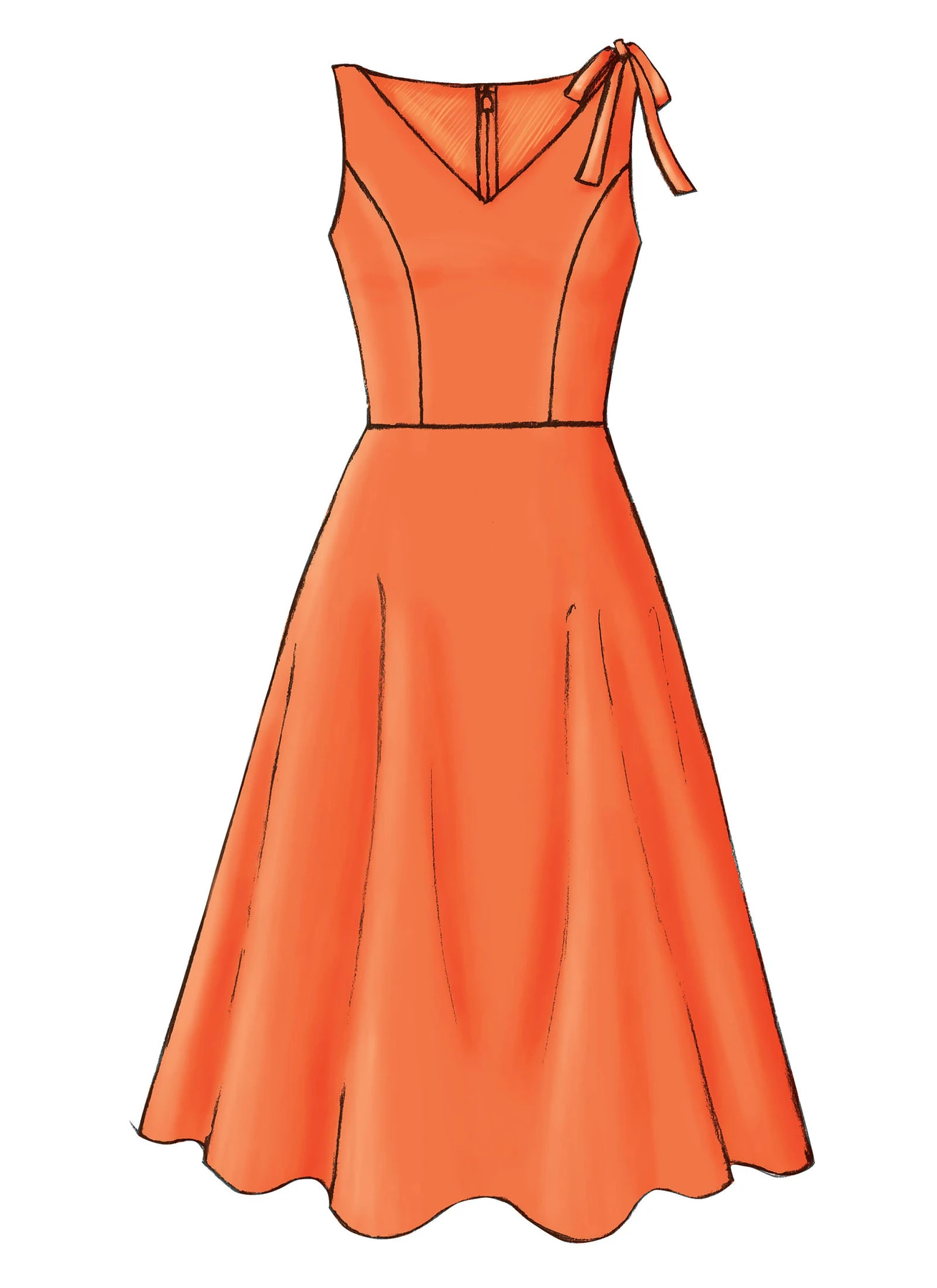Butterick Sewing Pattern Misses'/Misses' Petite Flared Dresses 7 Butterick Sewing Pattern Misses'/Misses' Petite Flared Dresses