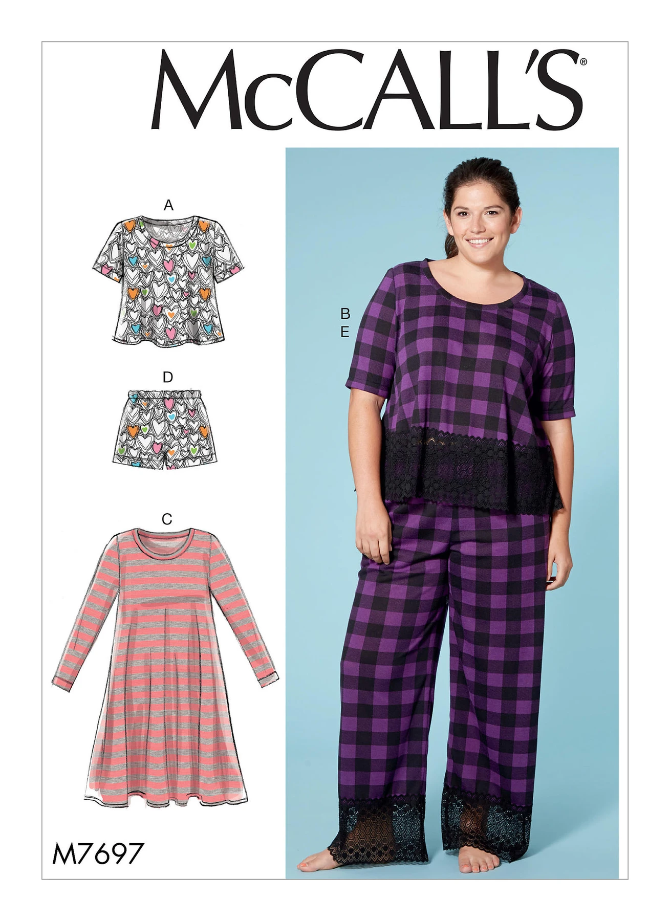McCall's Sewing Pattern Misses'/Women's Lounge Tops, Dress, Shorts and Pants (PDF) 1 McCall's Sewing Pattern Misses'/Women's Lounge Tops, Dress, Shorts and Pants (PDF)