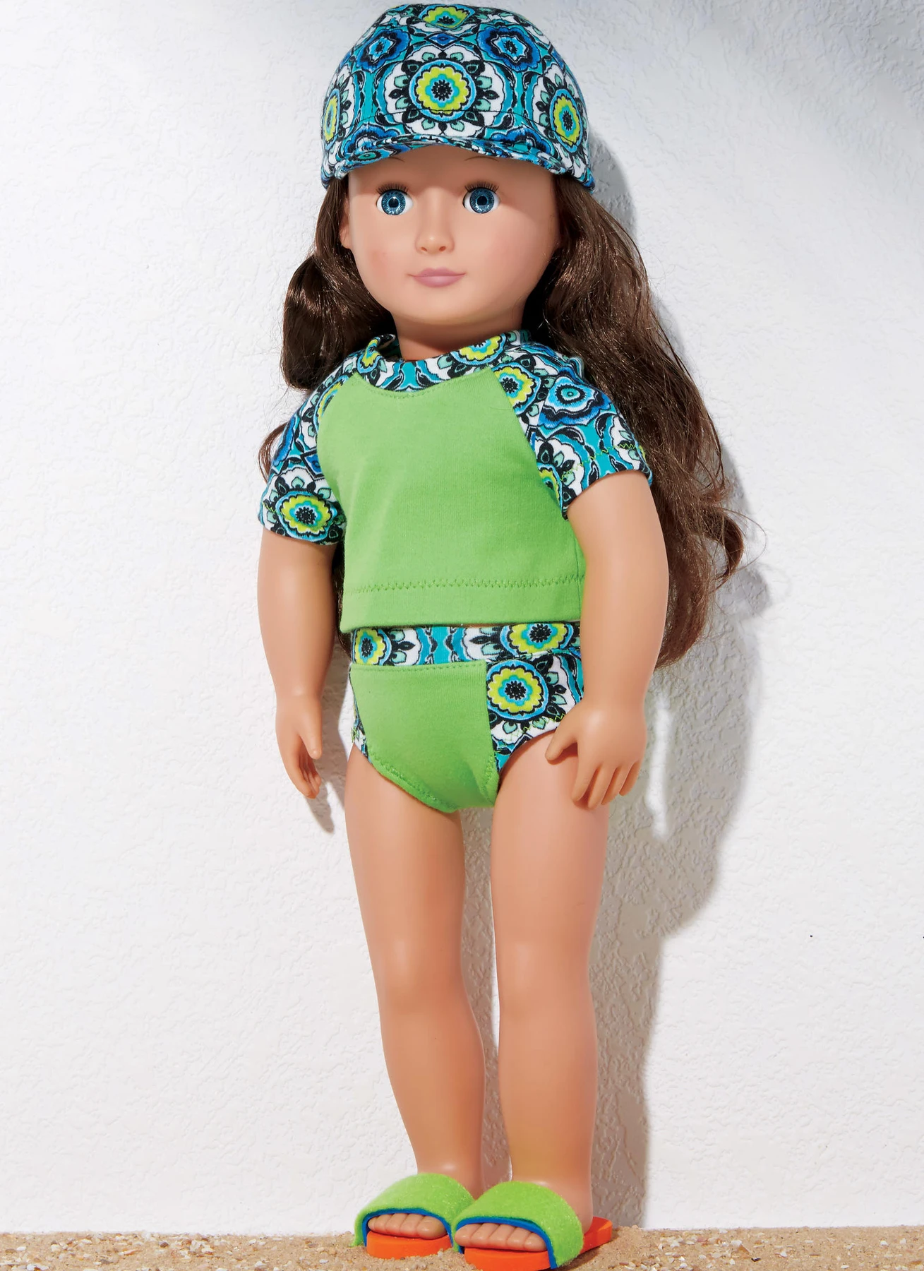 McCall's Sewing Pattern 18" Doll Top, Shorts, Swimsuit, Dresses, Headband, and Cap (PDF) 2 McCall's Sewing Pattern 18" Doll Top, Shorts, Swimsuit, Dresses, Headband, and Cap (PDF)