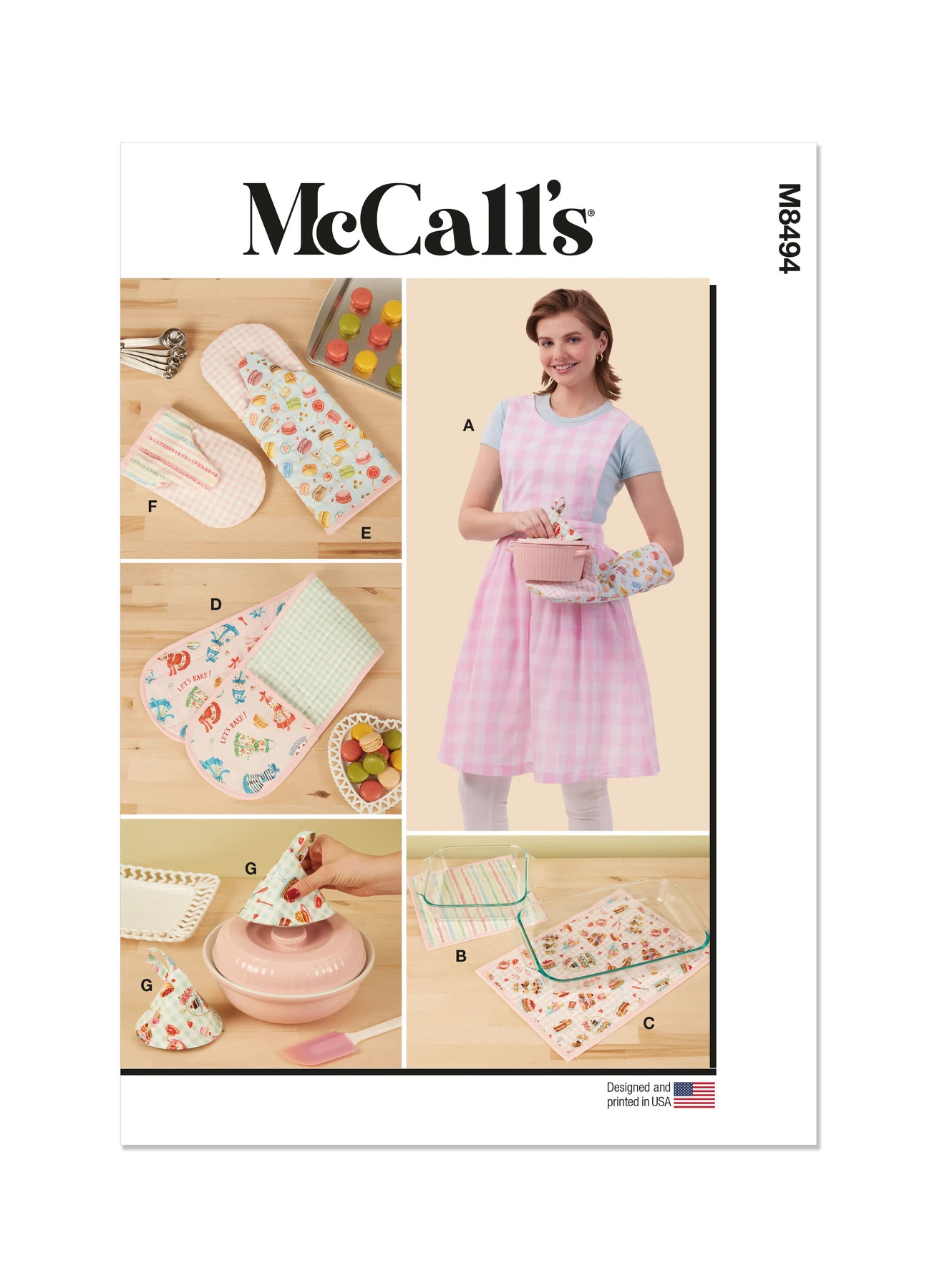 McCall's Sewing Pattern Misses' Apron and Kitchen Accessories (PDF) 1 McCall's Sewing Pattern Misses' Apron and Kitchen Accessories (PDF)