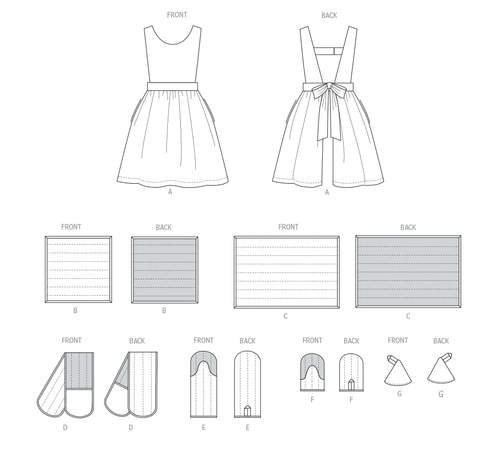 McCall's Sewing Pattern Misses' Apron and Kitchen Accessories (PDF) 10 McCall's Sewing Pattern Misses' Apron and Kitchen Accessories (PDF)