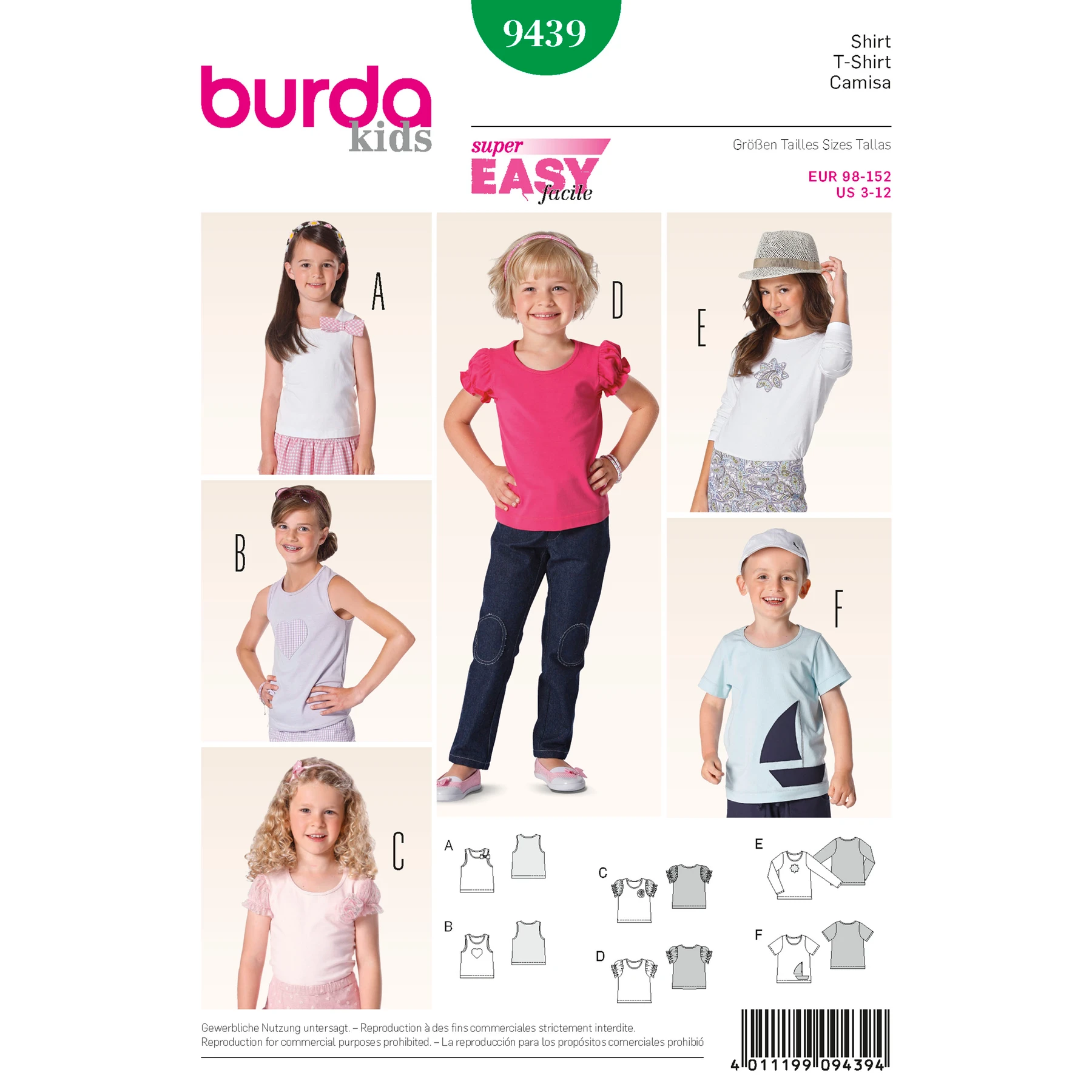 Burda Style Sewing Pattern Children 20 Burda Style Sewing Pattern Children