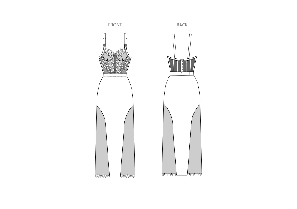 Simplicity Sewing Pattern Misses' and Women's Corset Dress by Madalynne Intimates 6 Simplicity Sewing Pattern Misses' and Women's Corset Dress by Madalynne Intimates