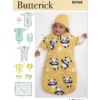 Butterick Sewing Pattern Infants' Bunting, Jumpsuit, Shirt, Diaper Cover, Hat, Bib, Mittens, Booties and Blanket 13 Butterick Sewing Pattern Infants' Bunting, Jumpsuit, Shirt, Diaper Cover, Hat, Bib, Mittens, Booties and Blanket