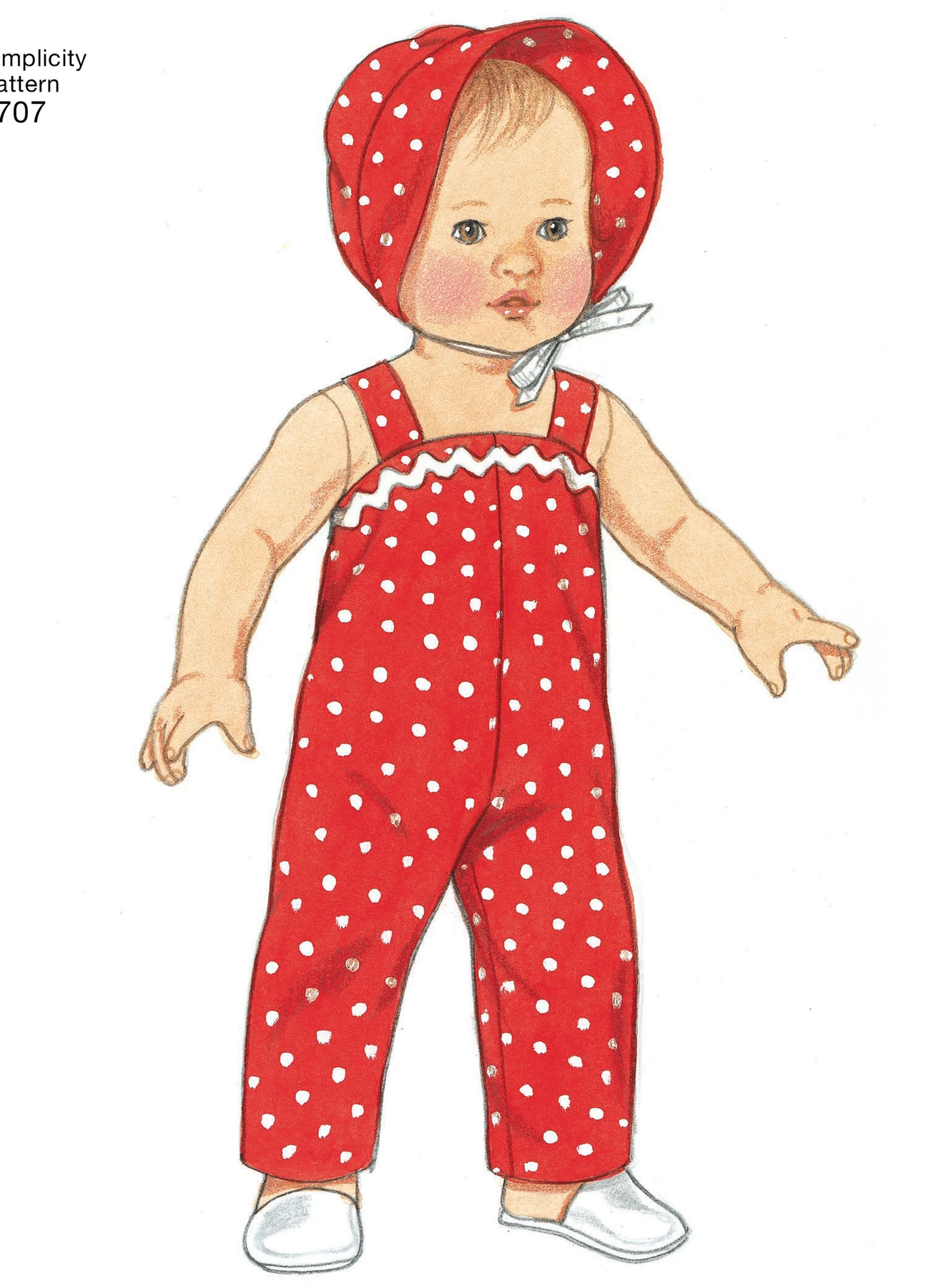Simplicity Sewing Pattern 1950s Vintage Baby Doll Clothes 3 Simplicity Sewing Pattern 1950s Vintage Baby Doll Clothes