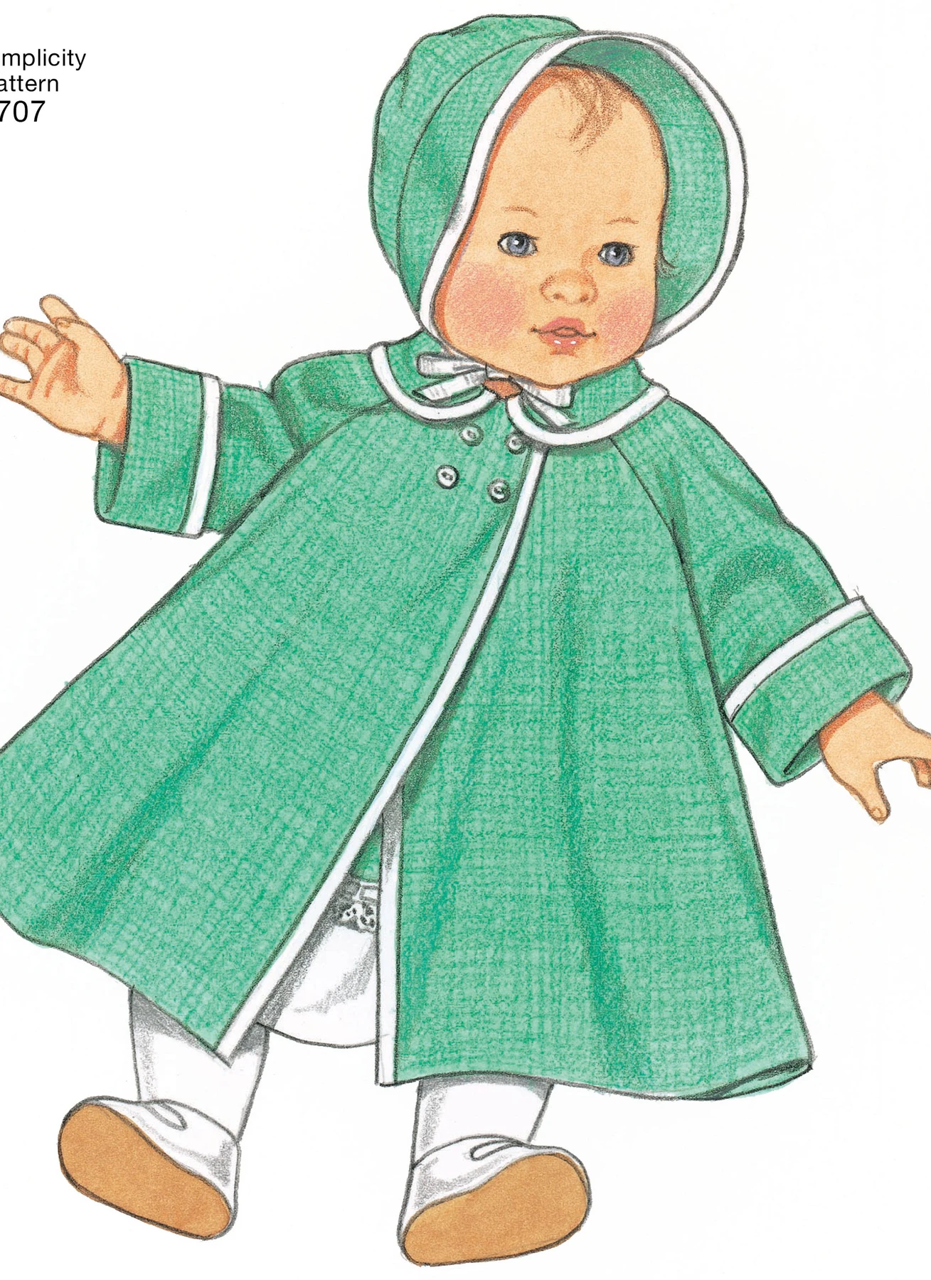 Simplicity Sewing Pattern 1950s Vintage Baby Doll Clothes 5 Simplicity Sewing Pattern 1950s Vintage Baby Doll Clothes
