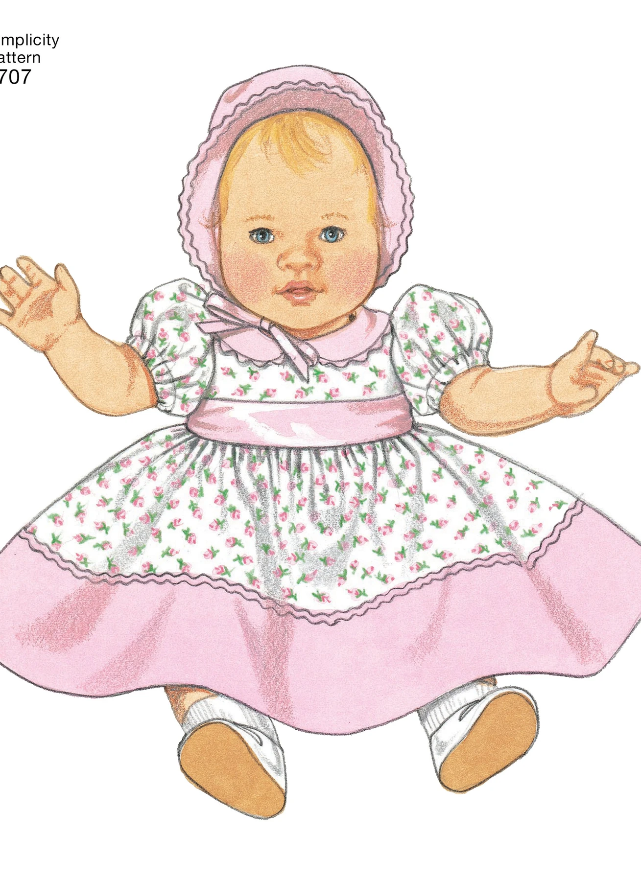 Simplicity Sewing Pattern 1950s Vintage Baby Doll Clothes 8 Simplicity Sewing Pattern 1950s Vintage Baby Doll Clothes
