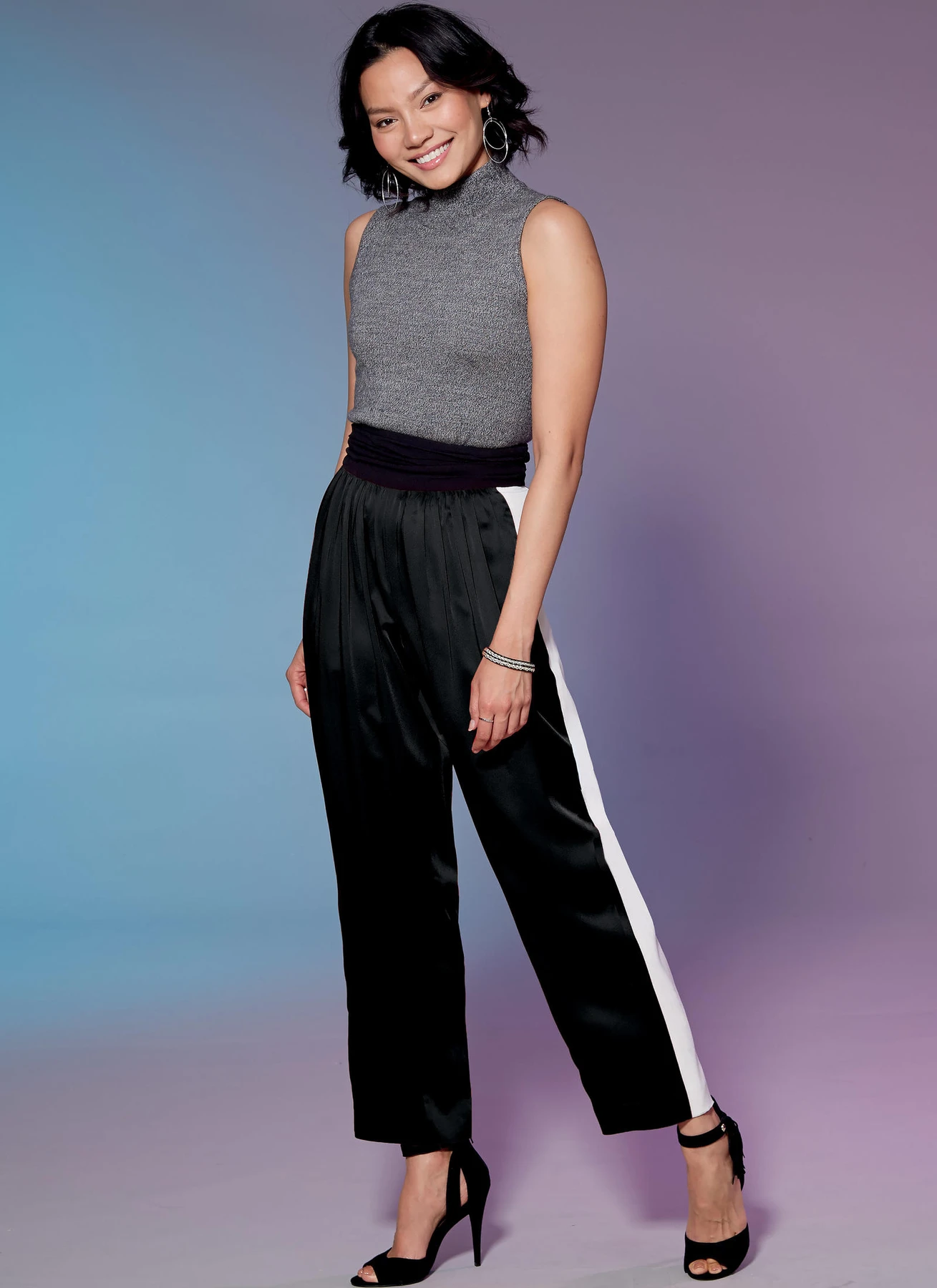 McCall's Sewing Pattern Misses' Pants with Panel, Tie, and Belt Variations (PDF) 2 McCall's Sewing Pattern Misses' Pants with Panel, Tie, and Belt Variations (PDF)