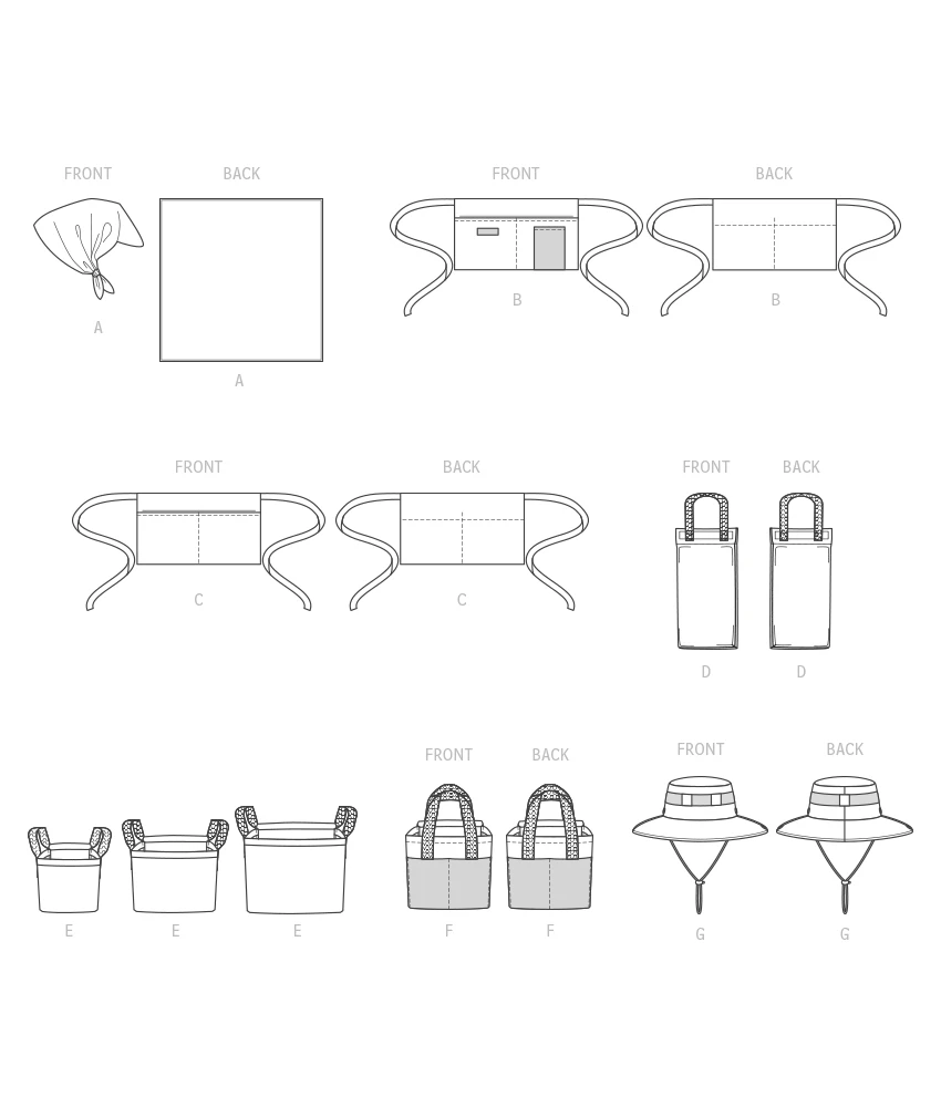 McCall's Sewing Pattern Garden Items (PDF) 8 McCall's Sewing Pattern Garden Items (PDF)