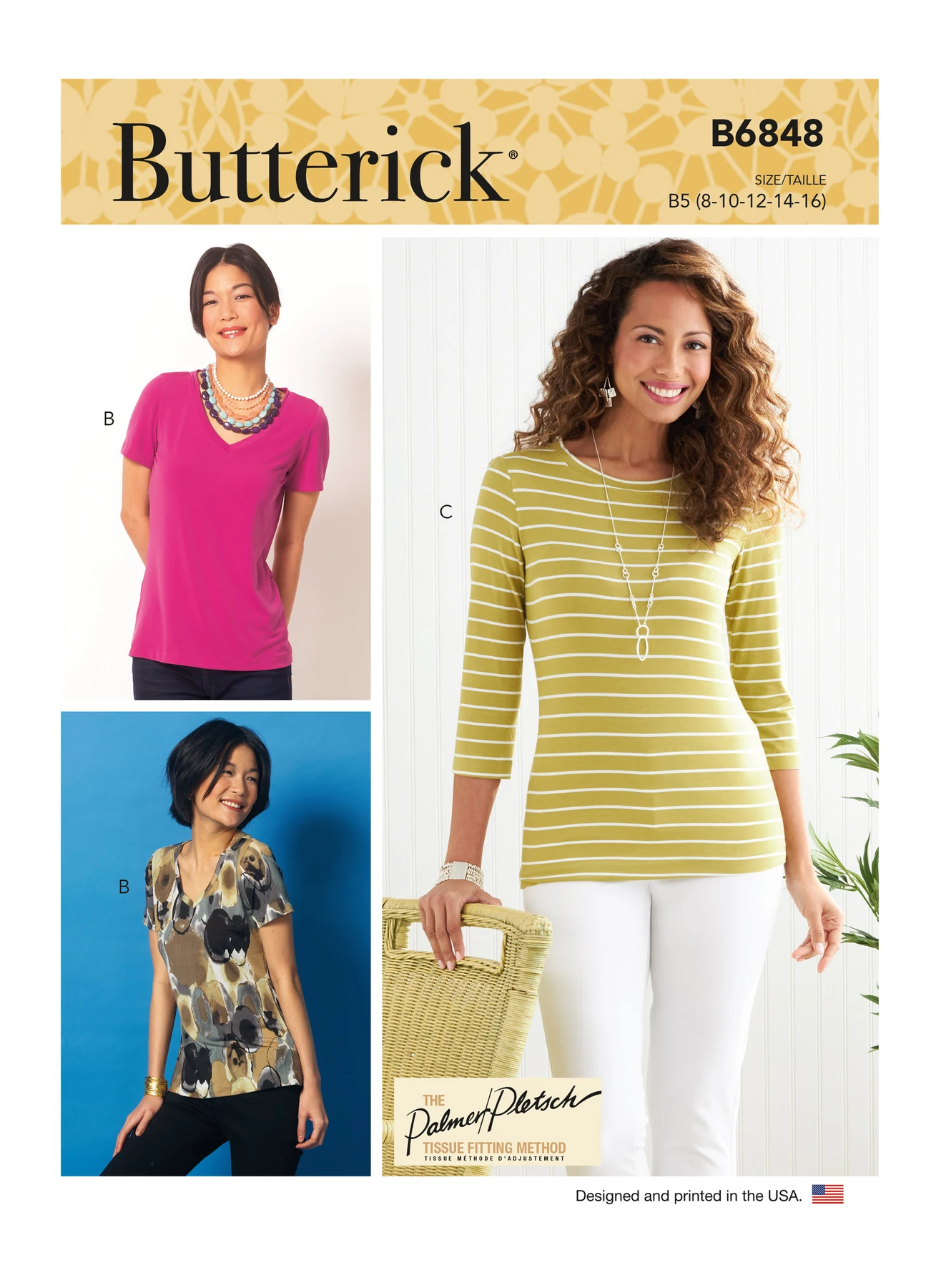 Butterick Sewing Pattern Misses' T-Shirts & Tank Top 1 Butterick Sewing Pattern Misses' T-Shirts & Tank Top