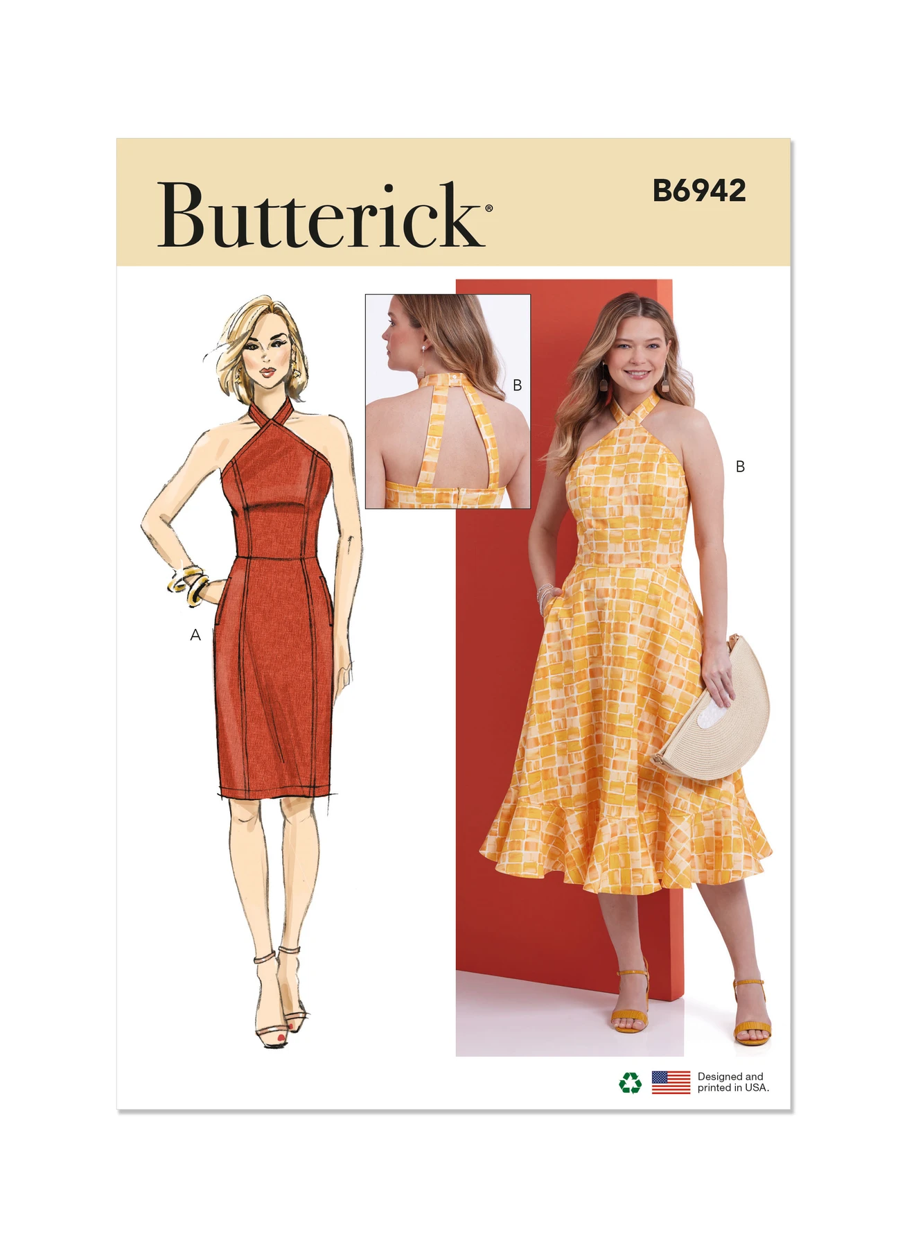 Butterick Sewing Pattern Misses' Dresses 1 Butterick Sewing Pattern Misses' Dresses