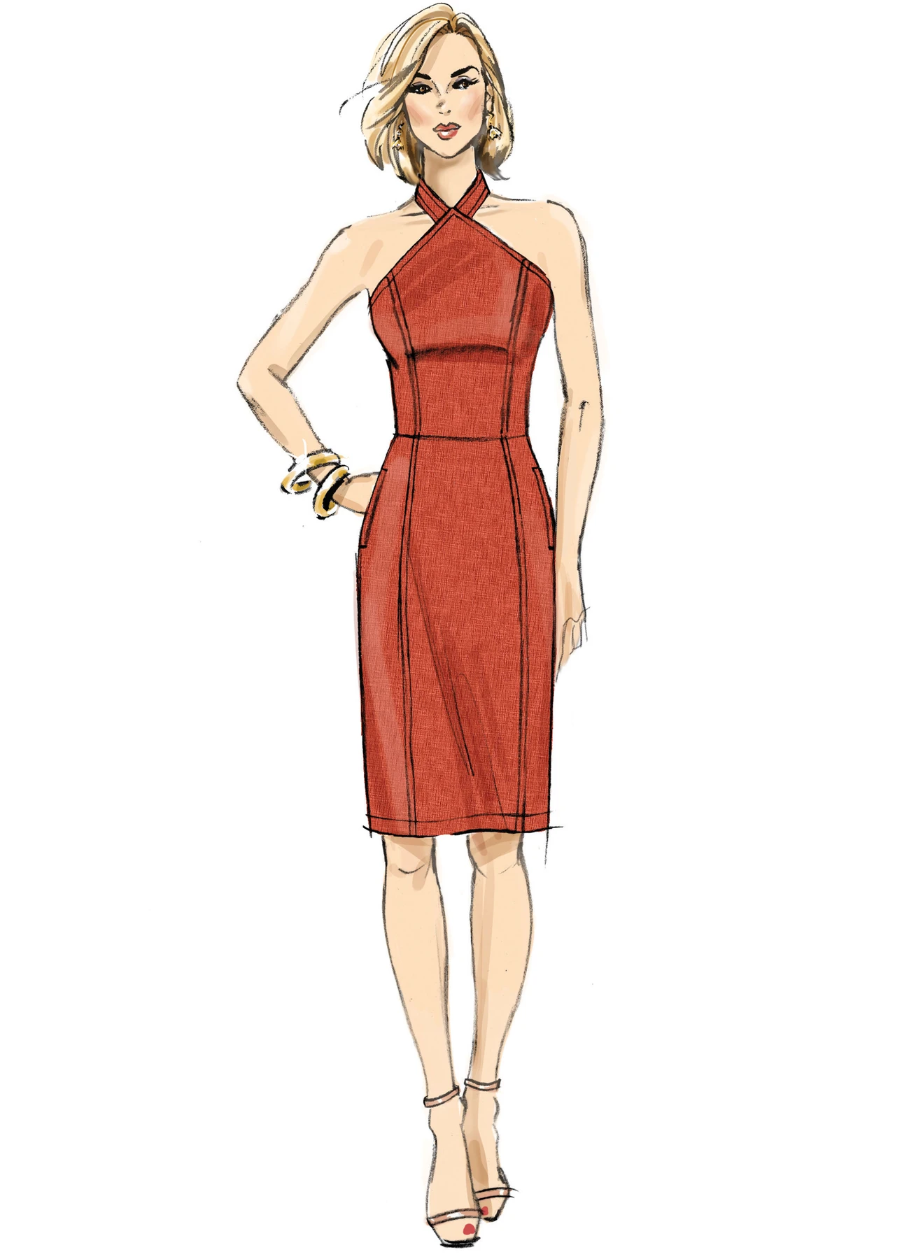 Butterick Sewing Pattern Misses' Dresses 3 Butterick Sewing Pattern Misses' Dresses