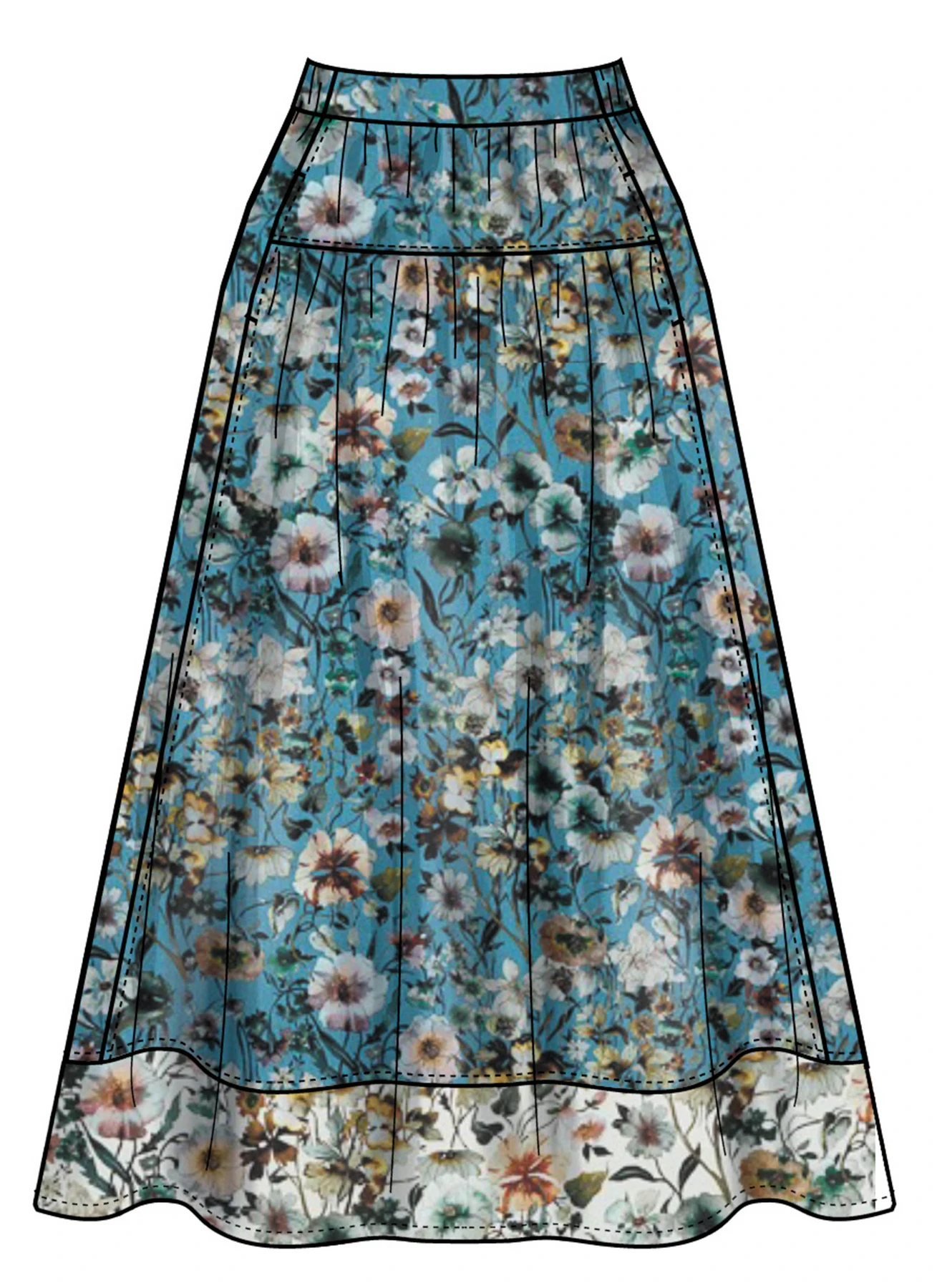 Simplicity Sewing Pattern Misses' Gathered Skirt in Two Lengths 5 Simplicity Sewing Pattern Misses' Gathered Skirt in Two Lengths