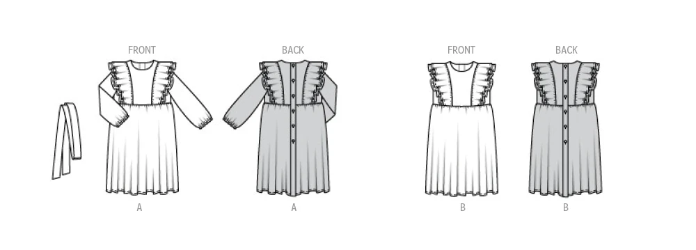 Burda Style Sewing Pattern 9220 Children's Dress 4 Burda Style Sewing Pattern 9220 Children's Dress