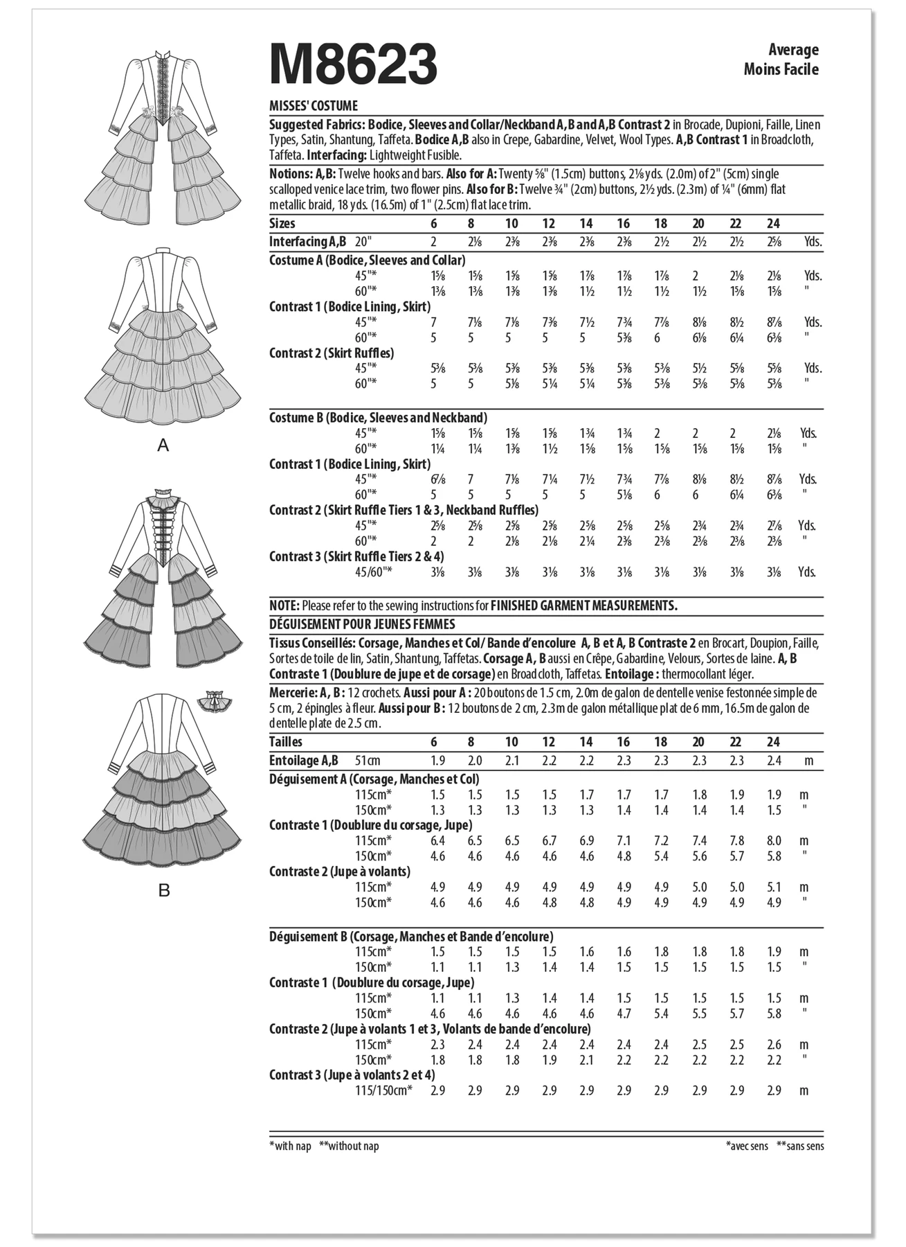 McCall's Sewing Pattern Misses' Costume (PDF) 7 McCall's Sewing Pattern Misses' Costume (PDF)
