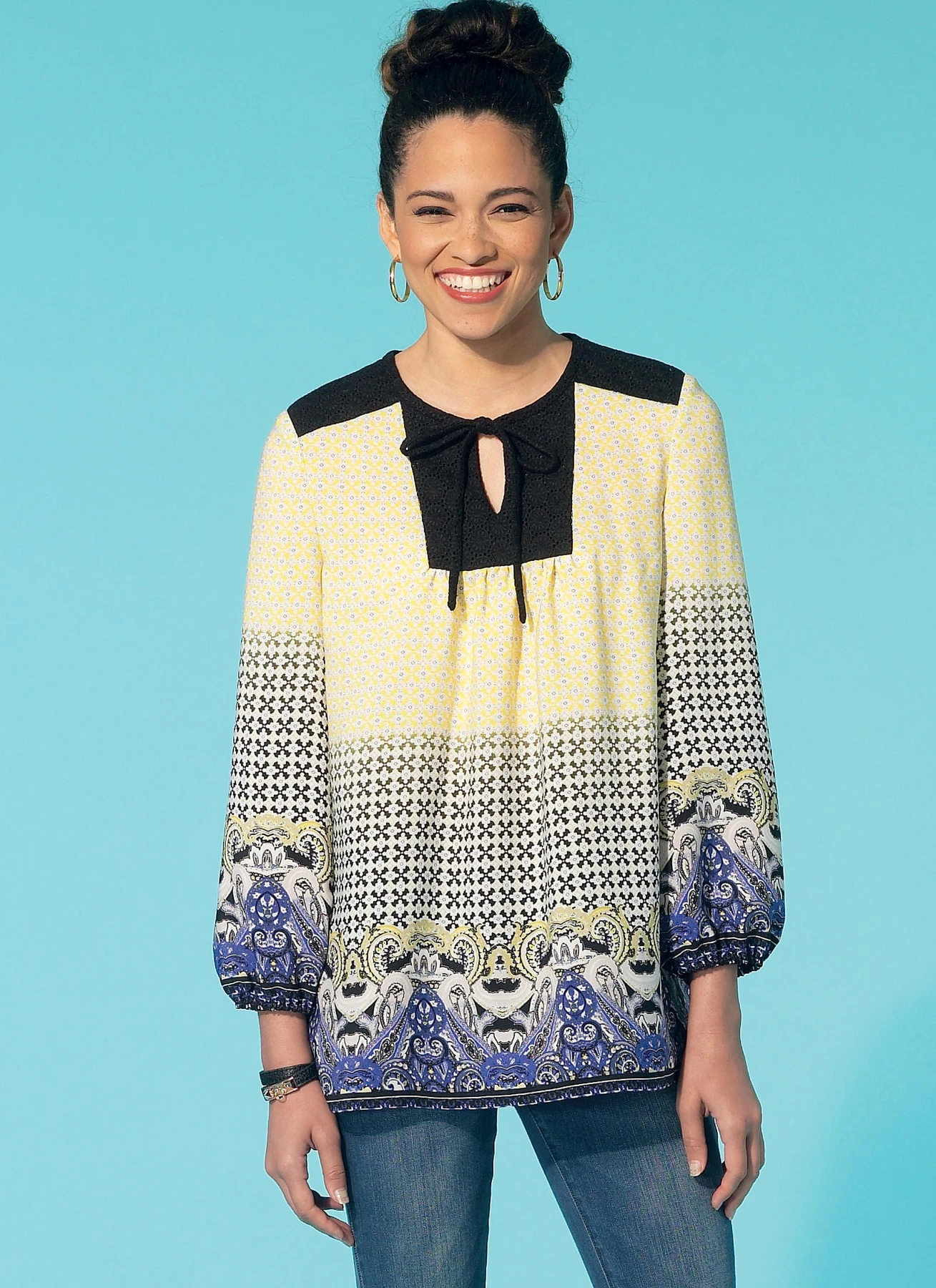 McCall's Sewing Pattern Misses' Notch-Neck or Keyhole Tops (PDF) 2 McCall's Sewing Pattern Misses' Notch-Neck or Keyhole Tops (PDF)